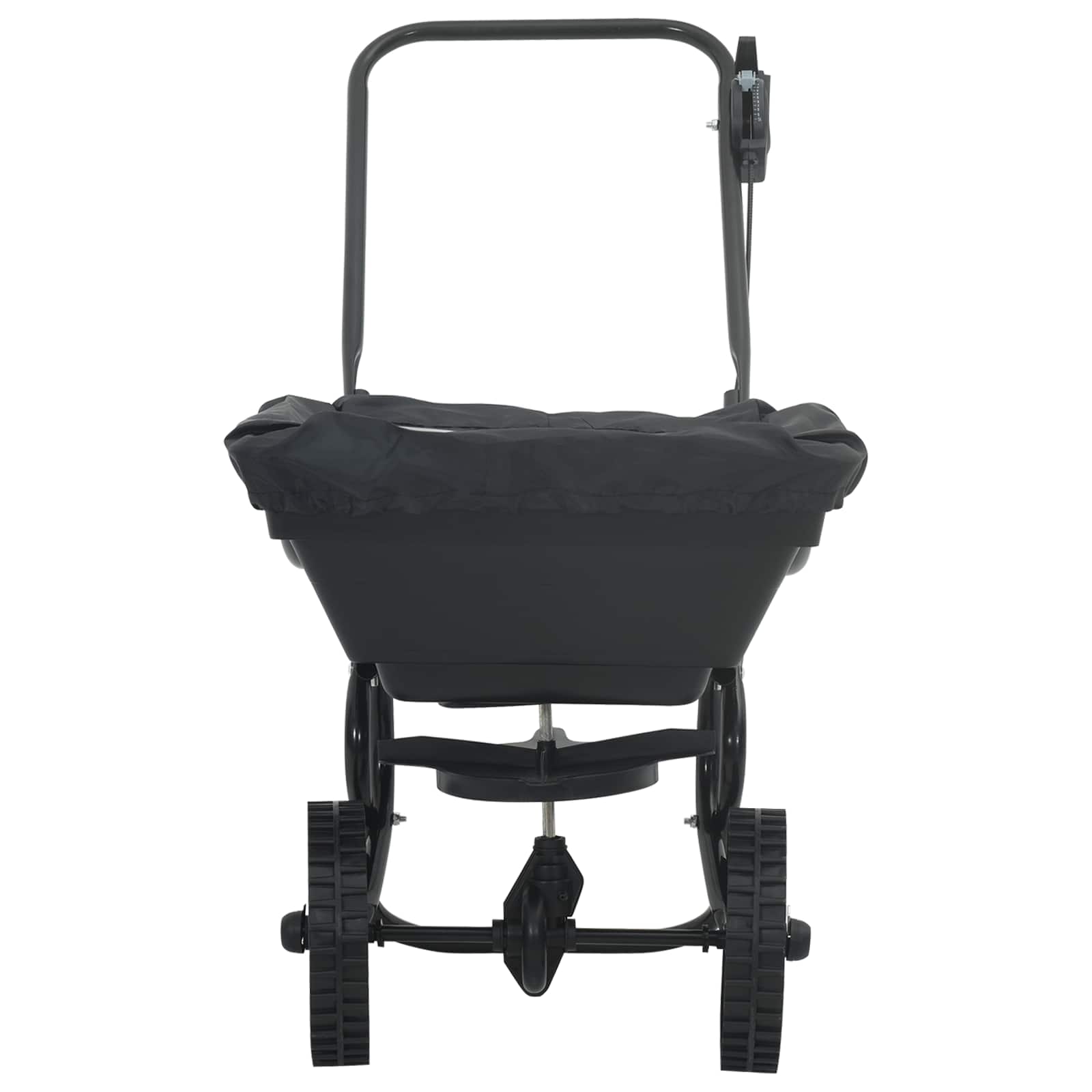 Rasipač Crna 82 x 46 x 75 cm PVC i čelik