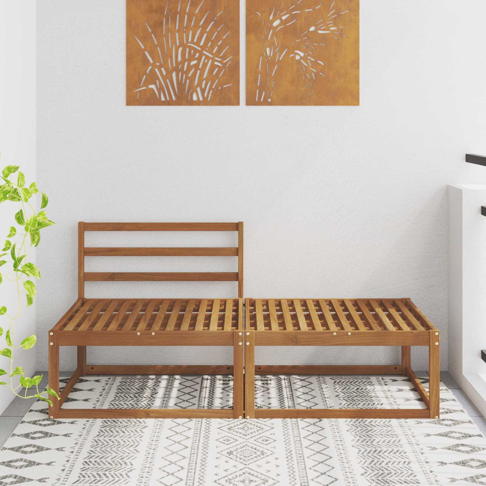 Sekcionalna sofa 2 Komad Prirodna