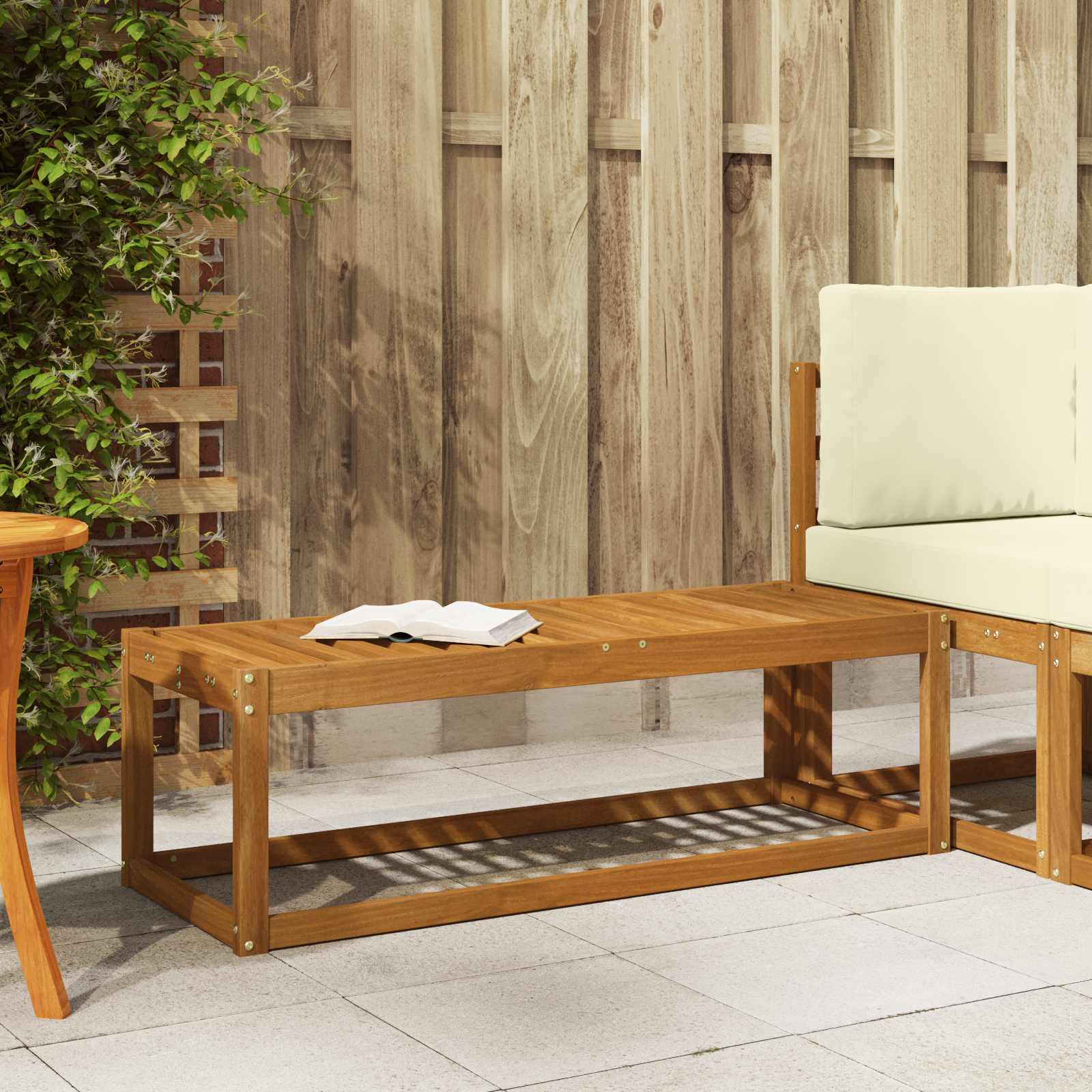 Vanjska stolica klupa Prirodna 115 x 43 x 37 cm