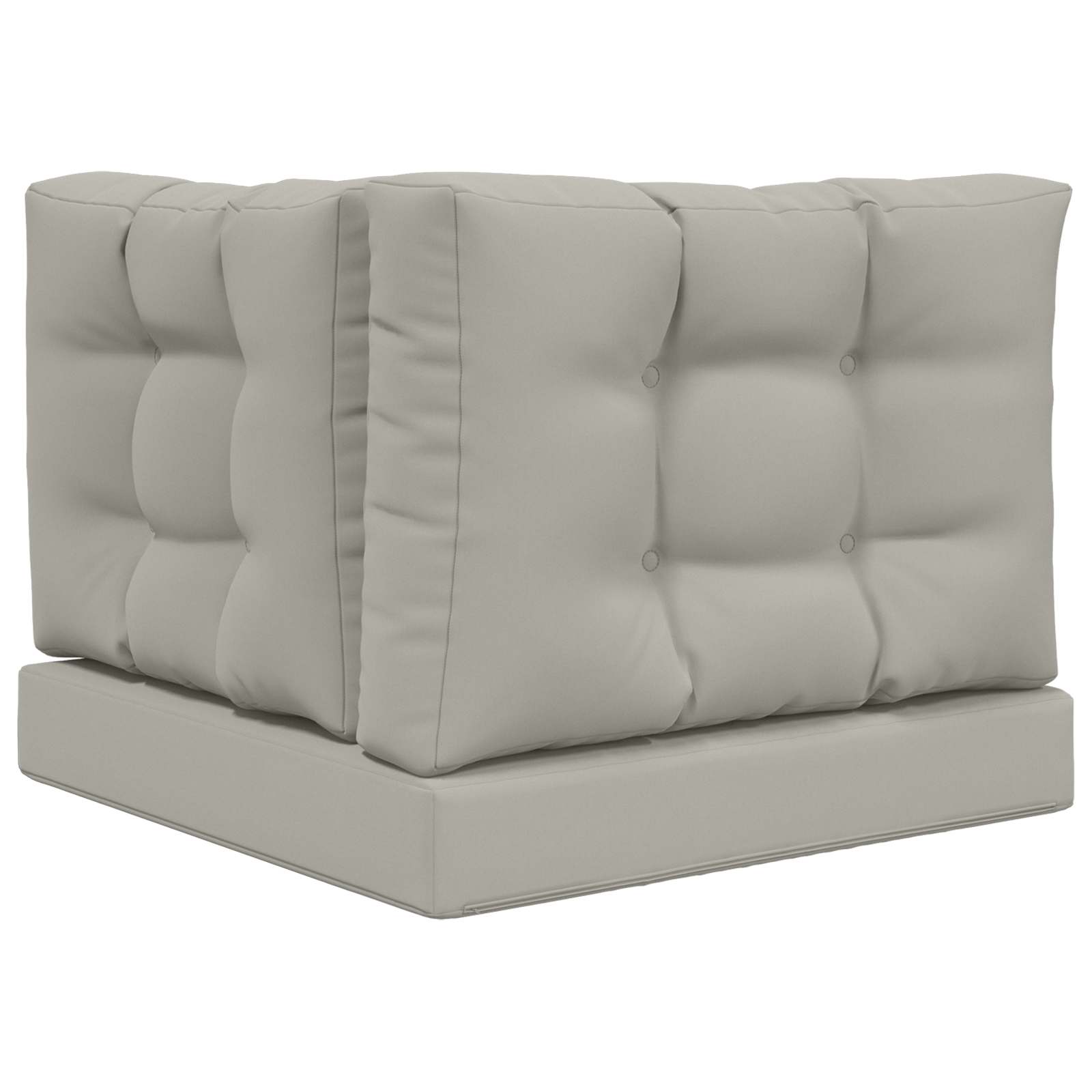 Jastuk za vanjsku sofU 3 pcs Sivi Poliester