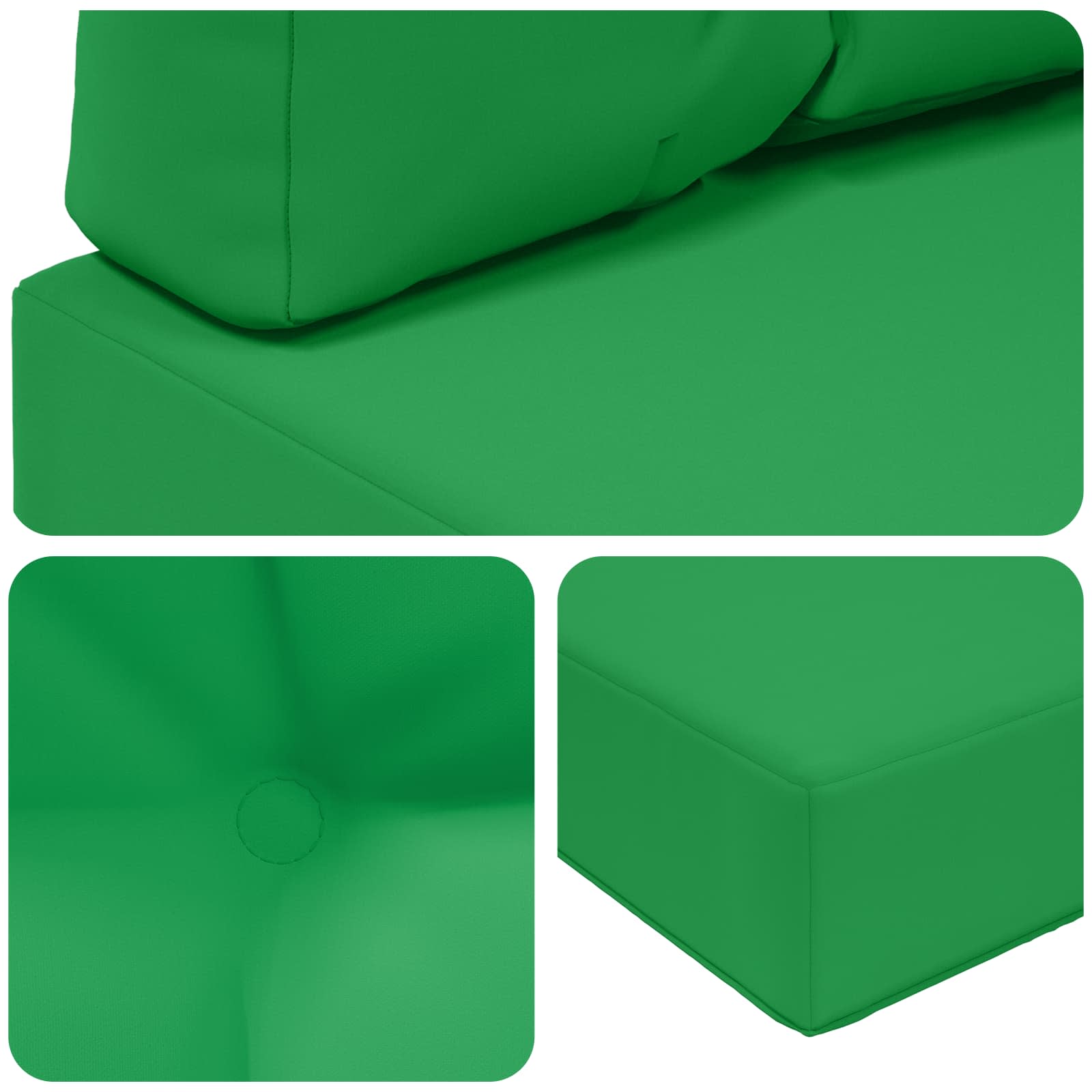 Jastuk za vanjsku sofU 3 pcs Zelena Poliester