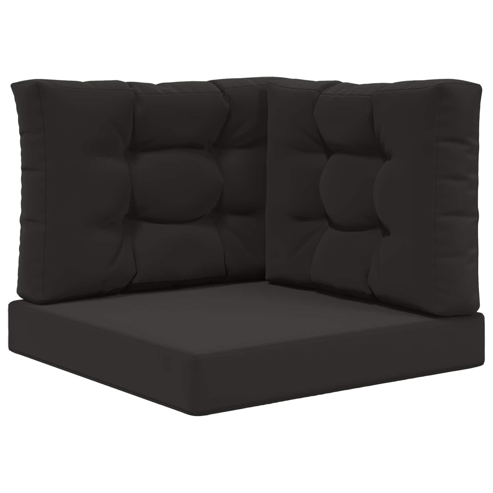 Jastuk za vanjsku sofU 3 pcs Crna Poliester