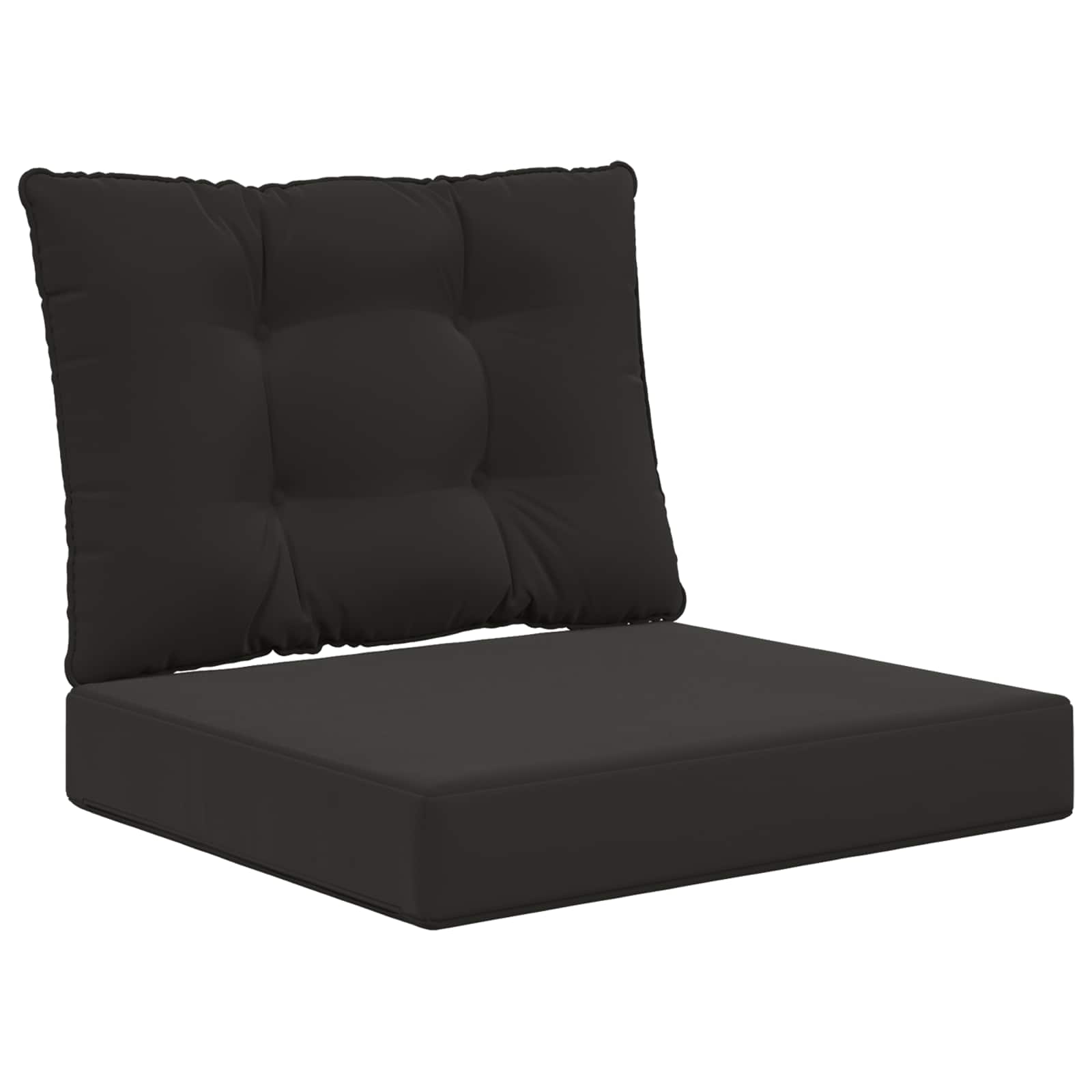 Jastuk za vanjsku sofU 2 pcs Crna Poliester