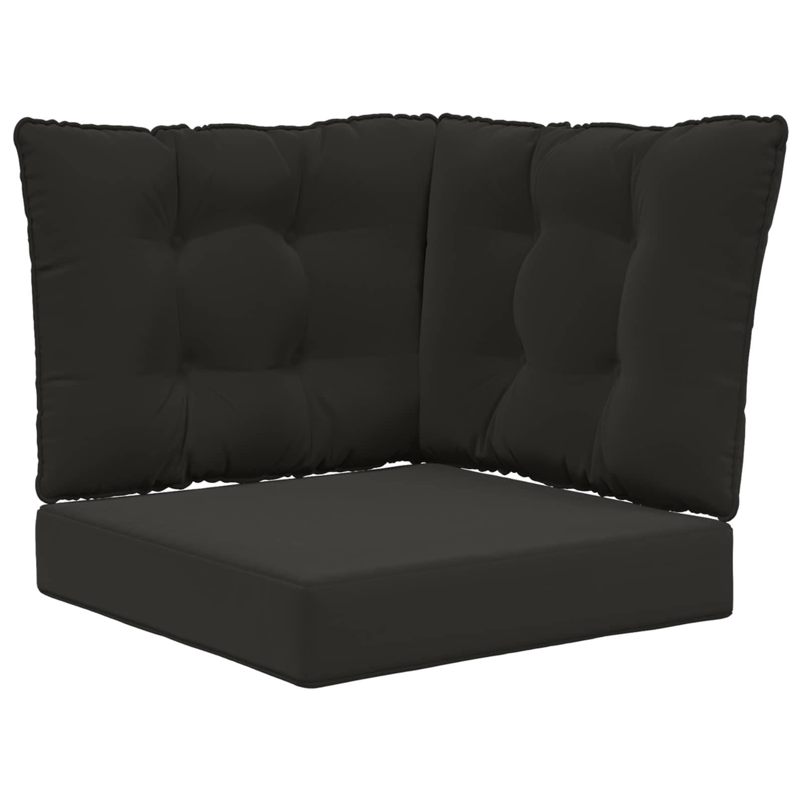 Jastuk za vanjsku sofU 3 pcs Crna Poliester