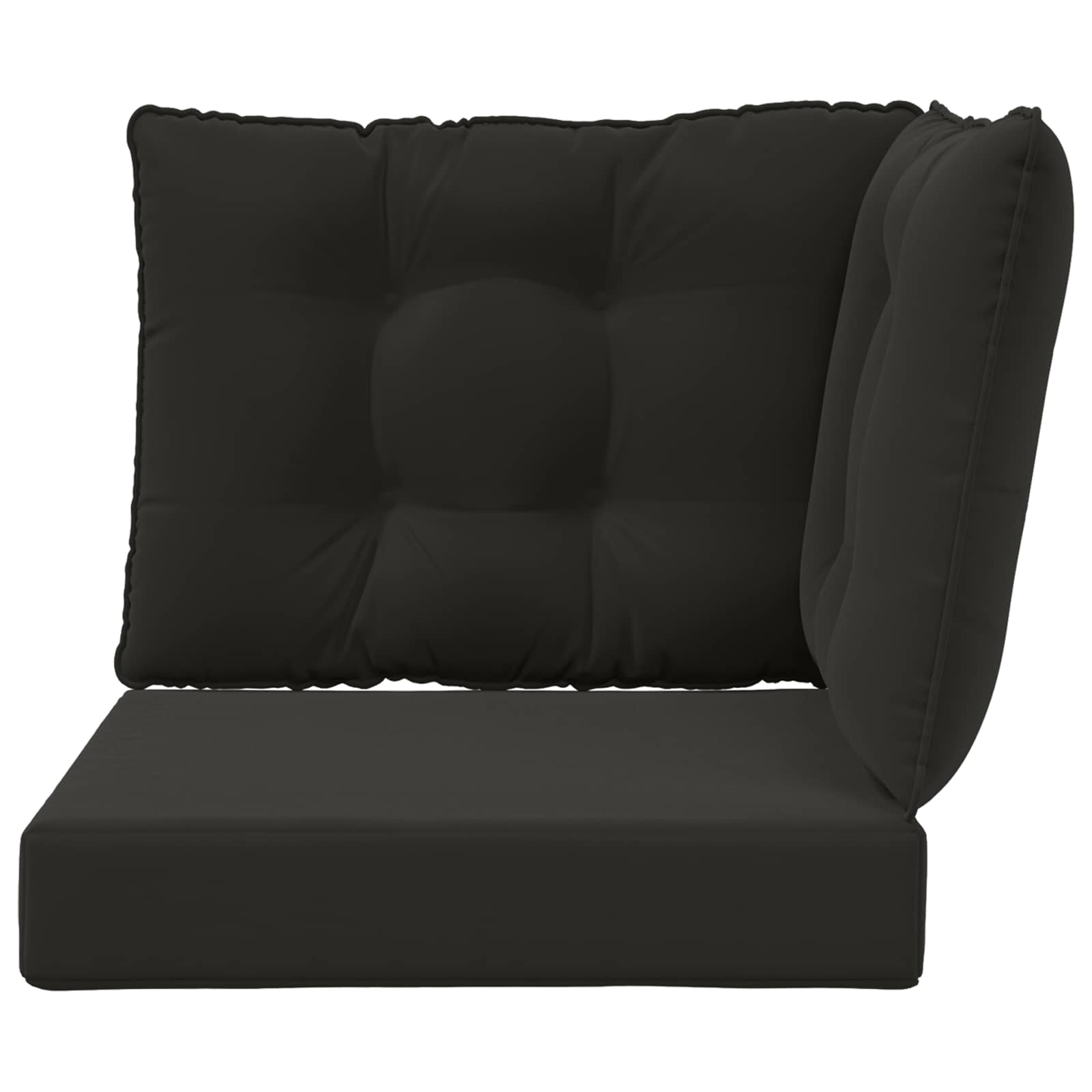 Jastuk za vanjsku sofU 3 pcs Crna Poliester