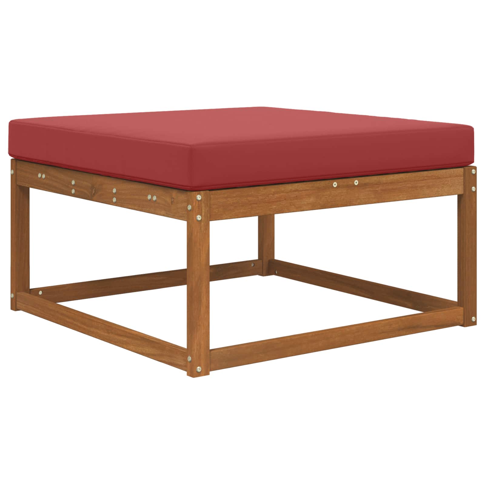 Jastuk za vanjsku sofU boja crnog vina 80 x 80 x 8 cm Poliester