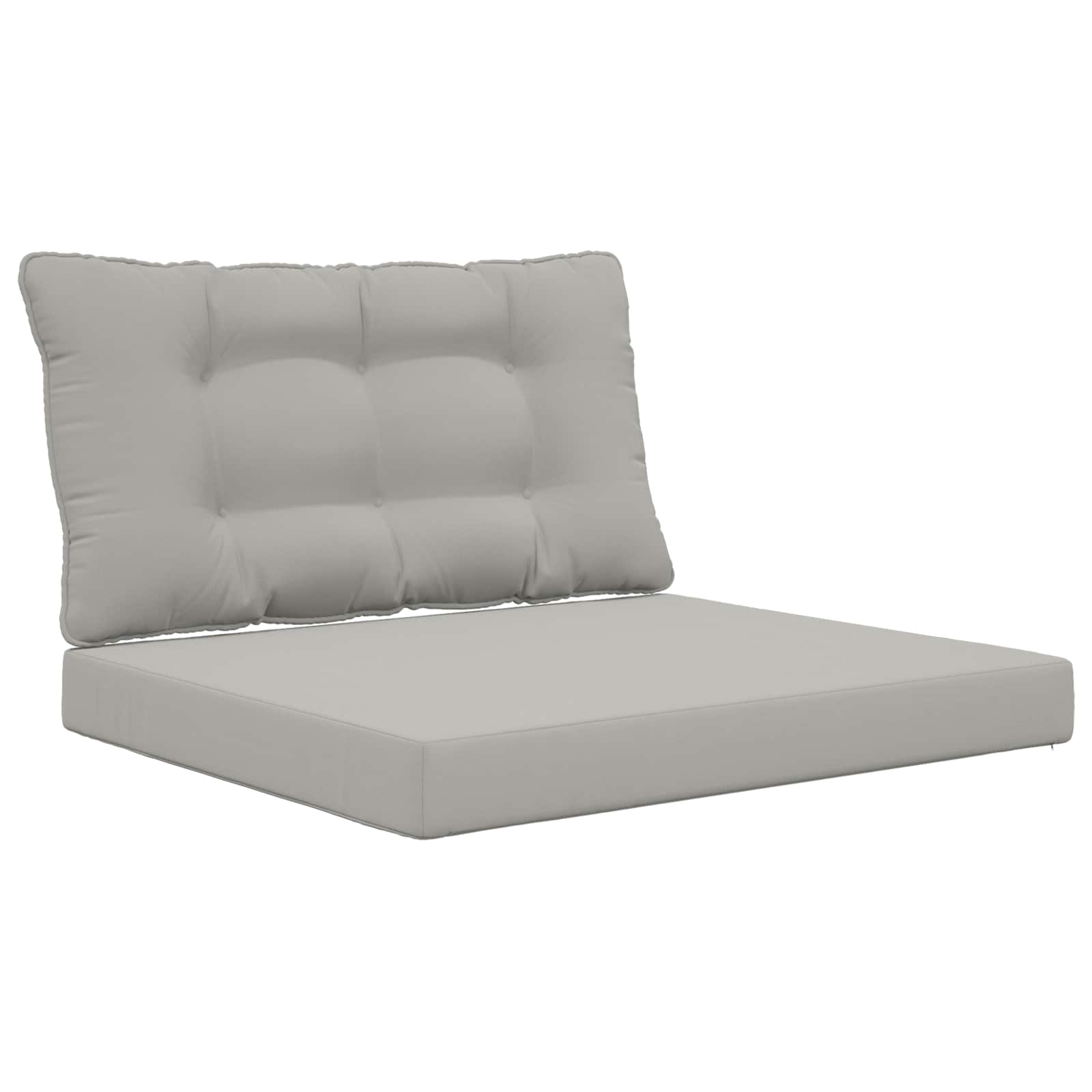 Jastuk za vanjsku sofU 2 pcs Sivi Poliester