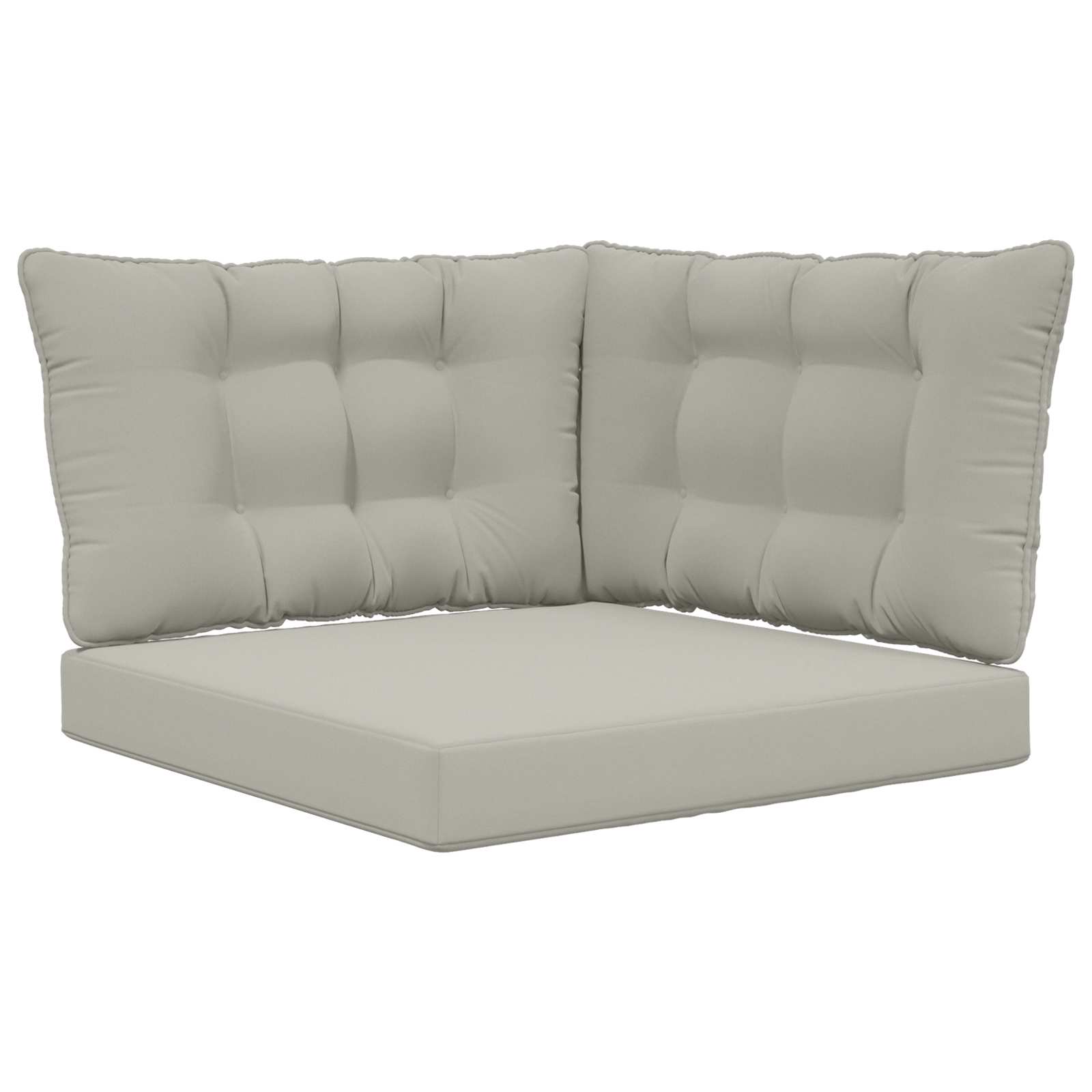 Jastuk za vanjsku sofU 3 pcs Sivi Poliester