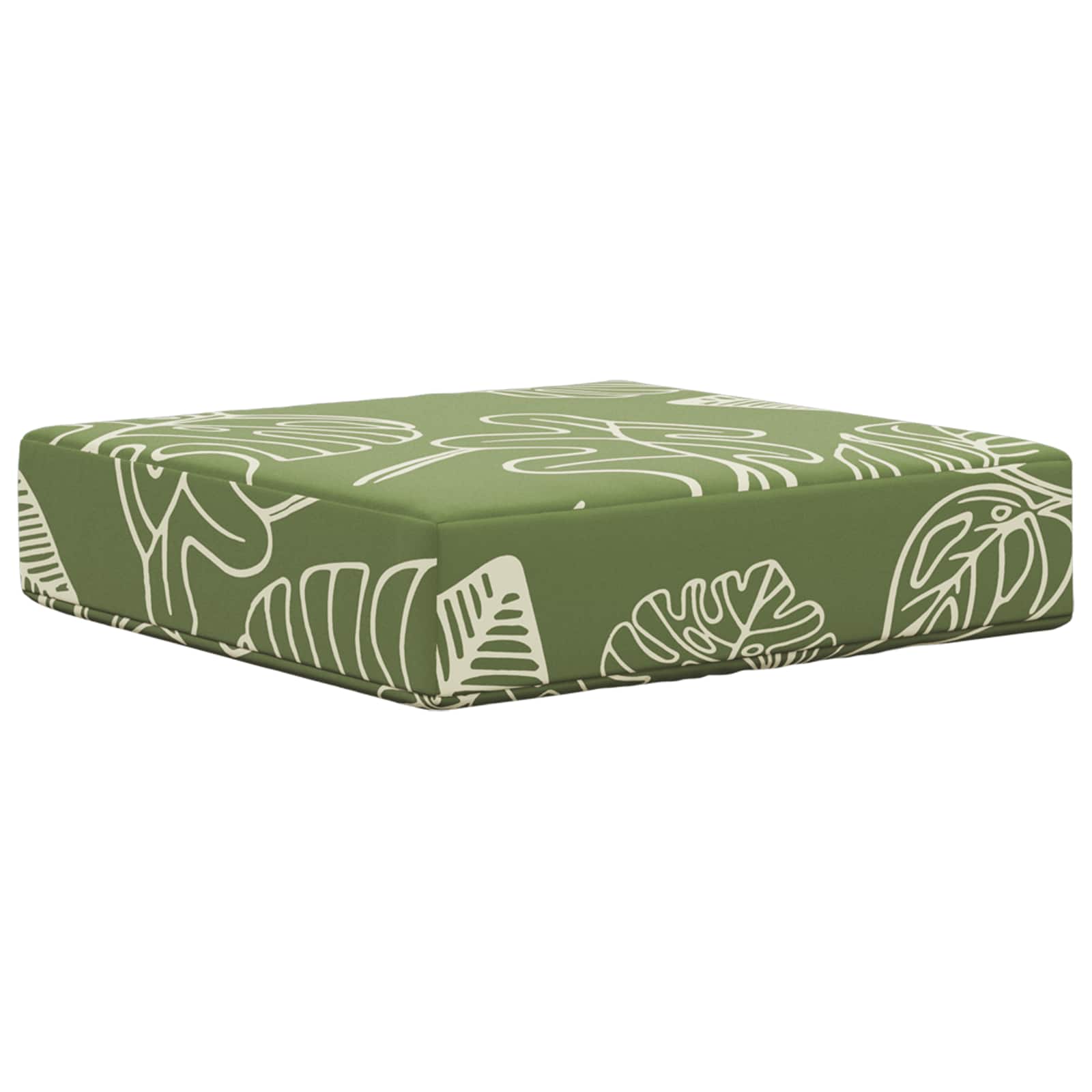 Jastučić za sjedenje na otvorenom Zeleni Listovi 40 x 40 x 8 cm