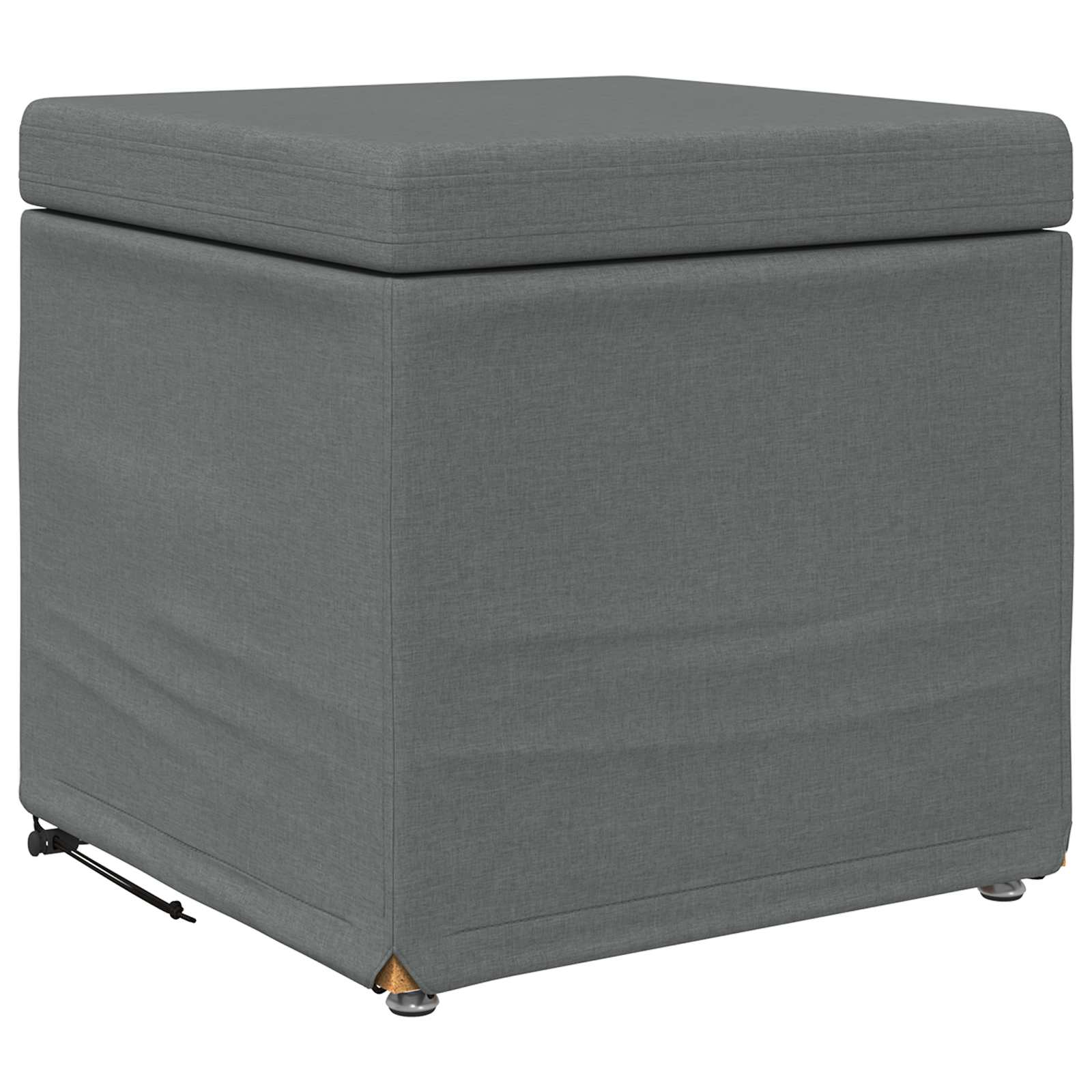 Stolica Tamno siva 41 x 41 x 40 cm Tkanina i konstruirano drvo