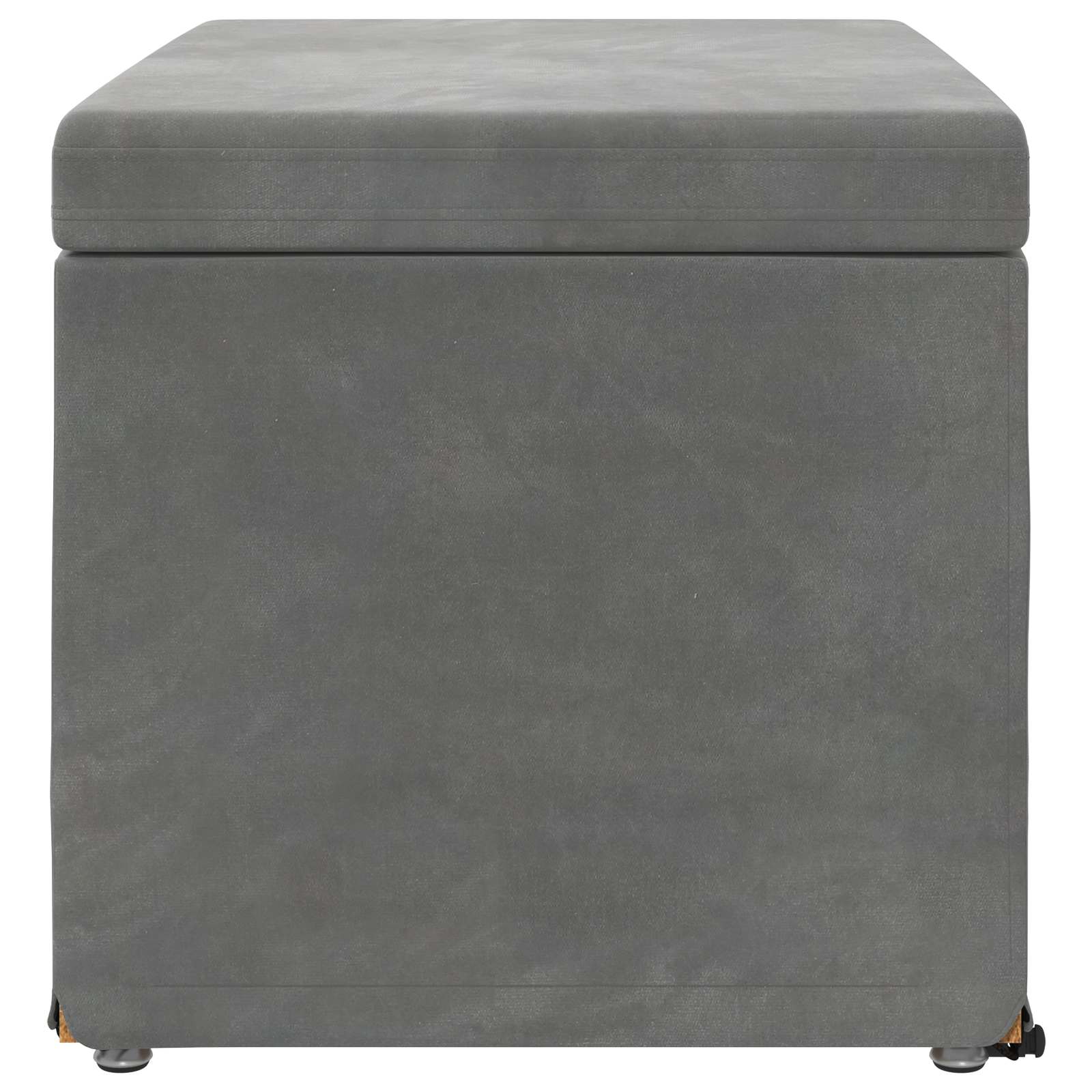Stolica Tamno siva 61 x 41 x 40 cm Svileni i Fino Radeći Drvo