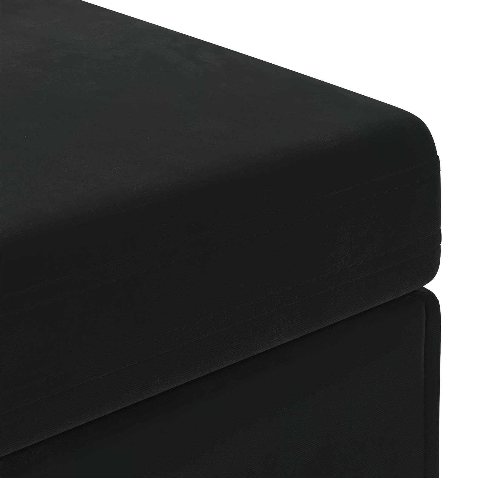 Stolica Crna 61 x 41 x 40 cm Svileni i Fino Radeći Drvo