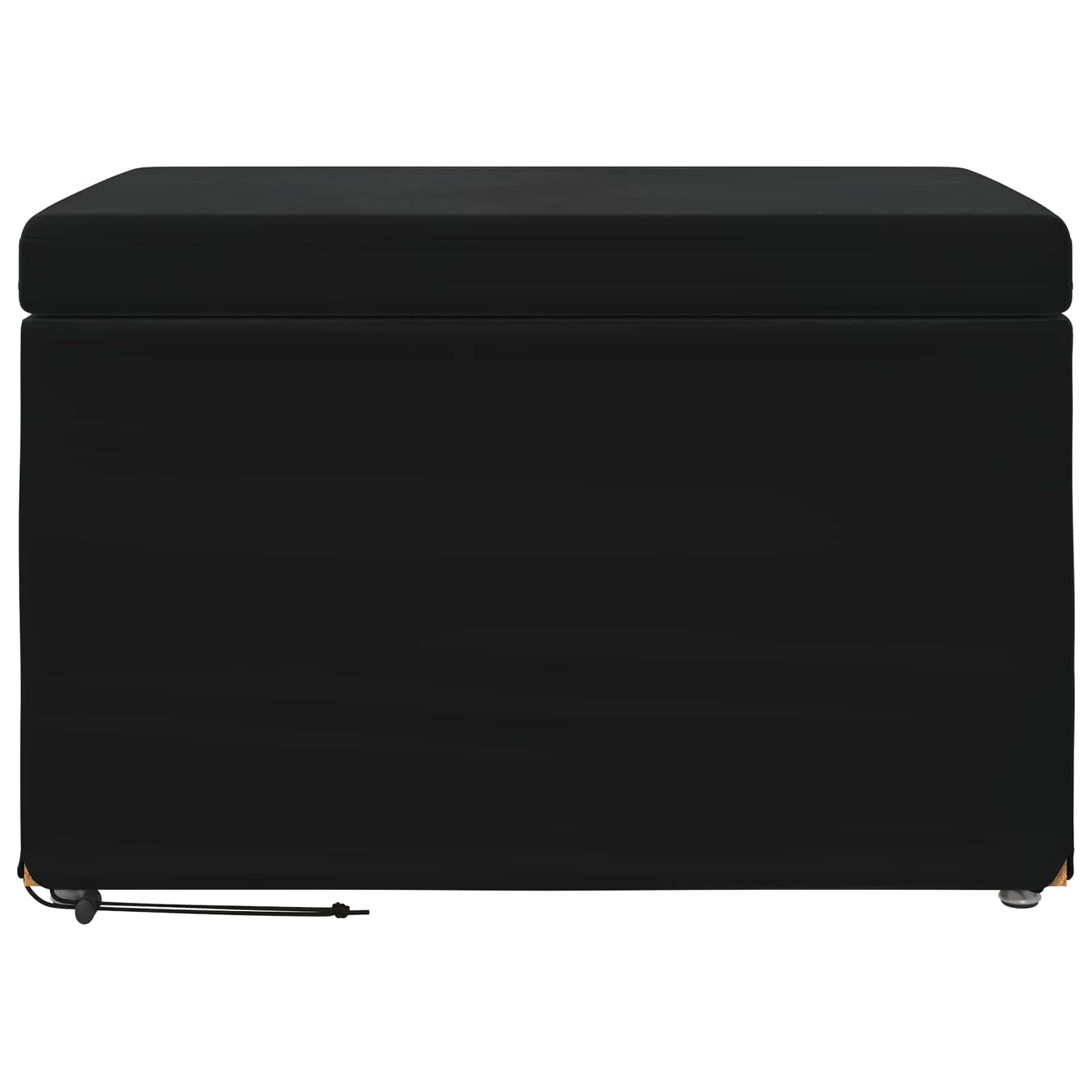 Stolica Crna 61 x 41 x 40 cm Svileni i Fino Radeći Drvo
