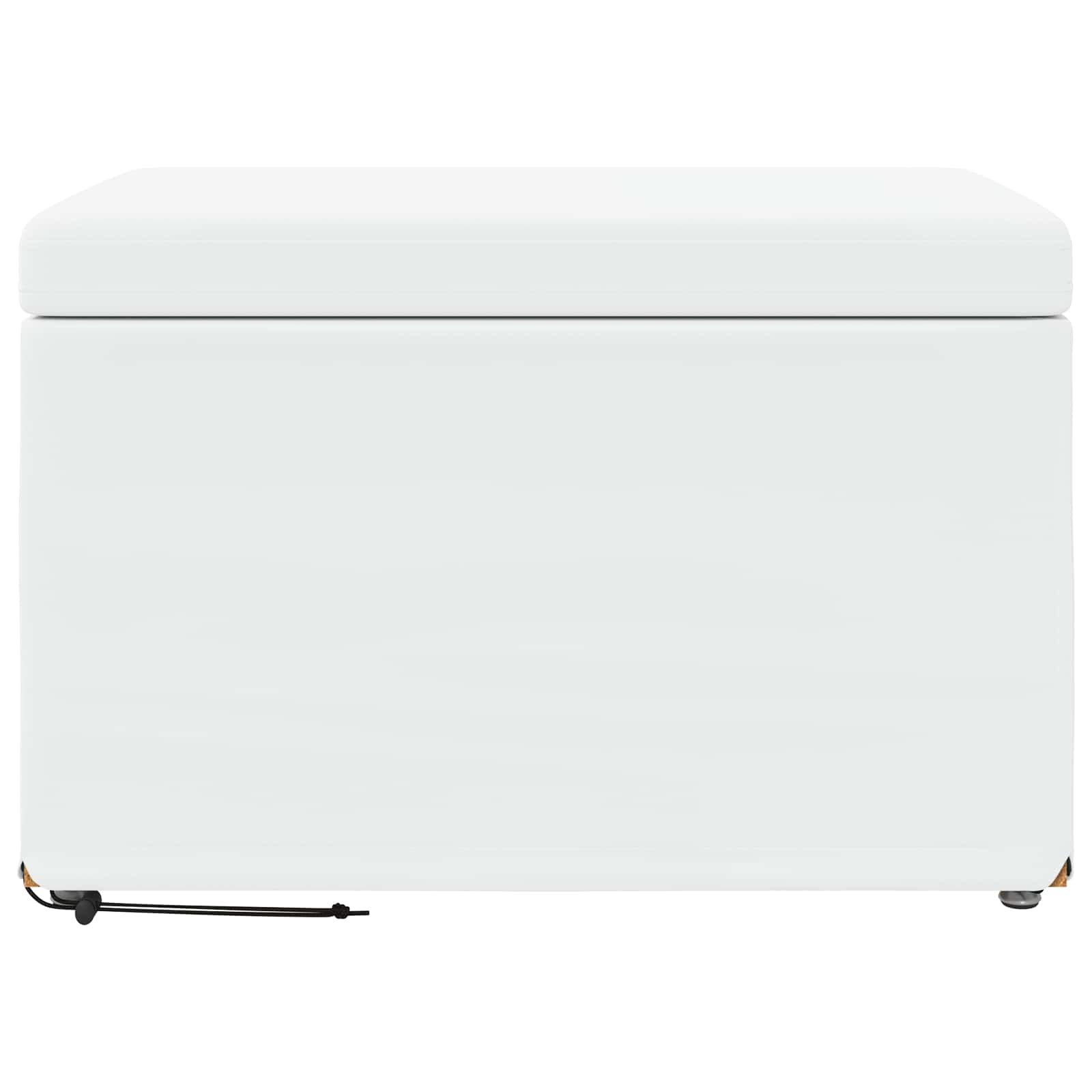 Stolica Bijelo 61 x 41 x 40 cm Umjetna Koža i Fino Radeći Drvo