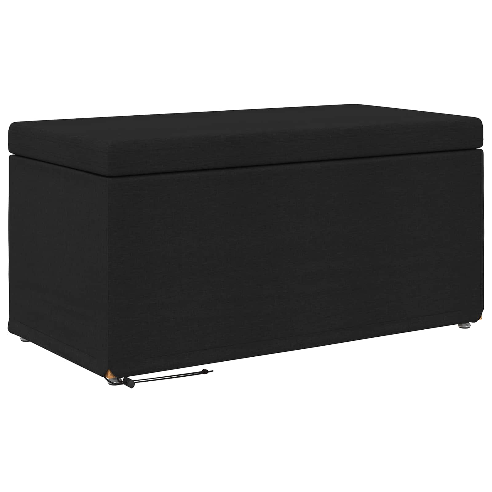 Stolica Crna 81 x 41 x 40 cm Tkanina i konstruirano drvo