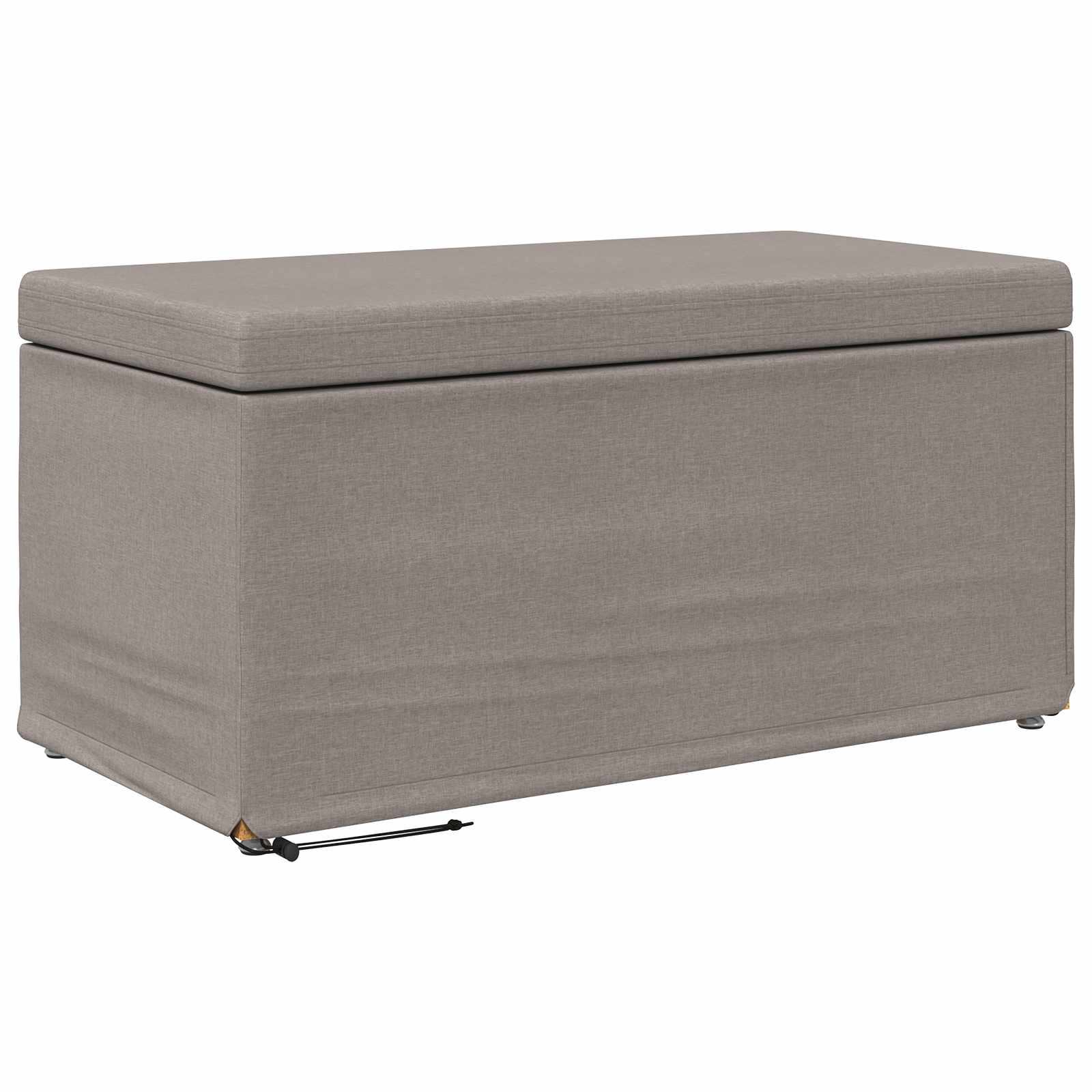 Stolica Sivo-smeđa 81 x 41 x 40 cm Tkanina i konstruirano drvo