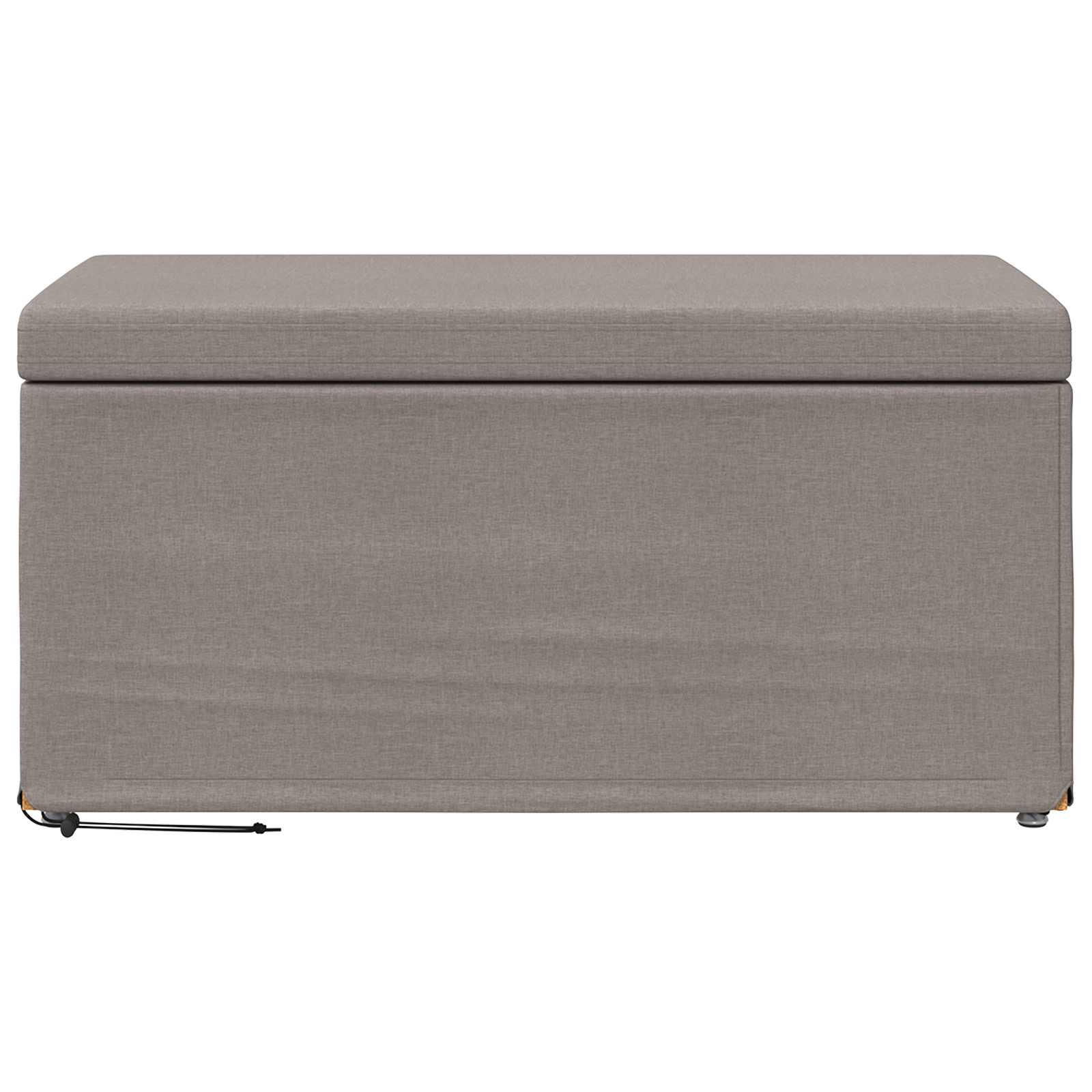 Stolica Sivo-smeđa 81 x 41 x 40 cm Tkanina i konstruirano drvo