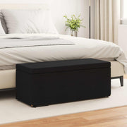 Stolica Crna 101 x 41 x 40 cm Tkanina i konstruirano drvo
