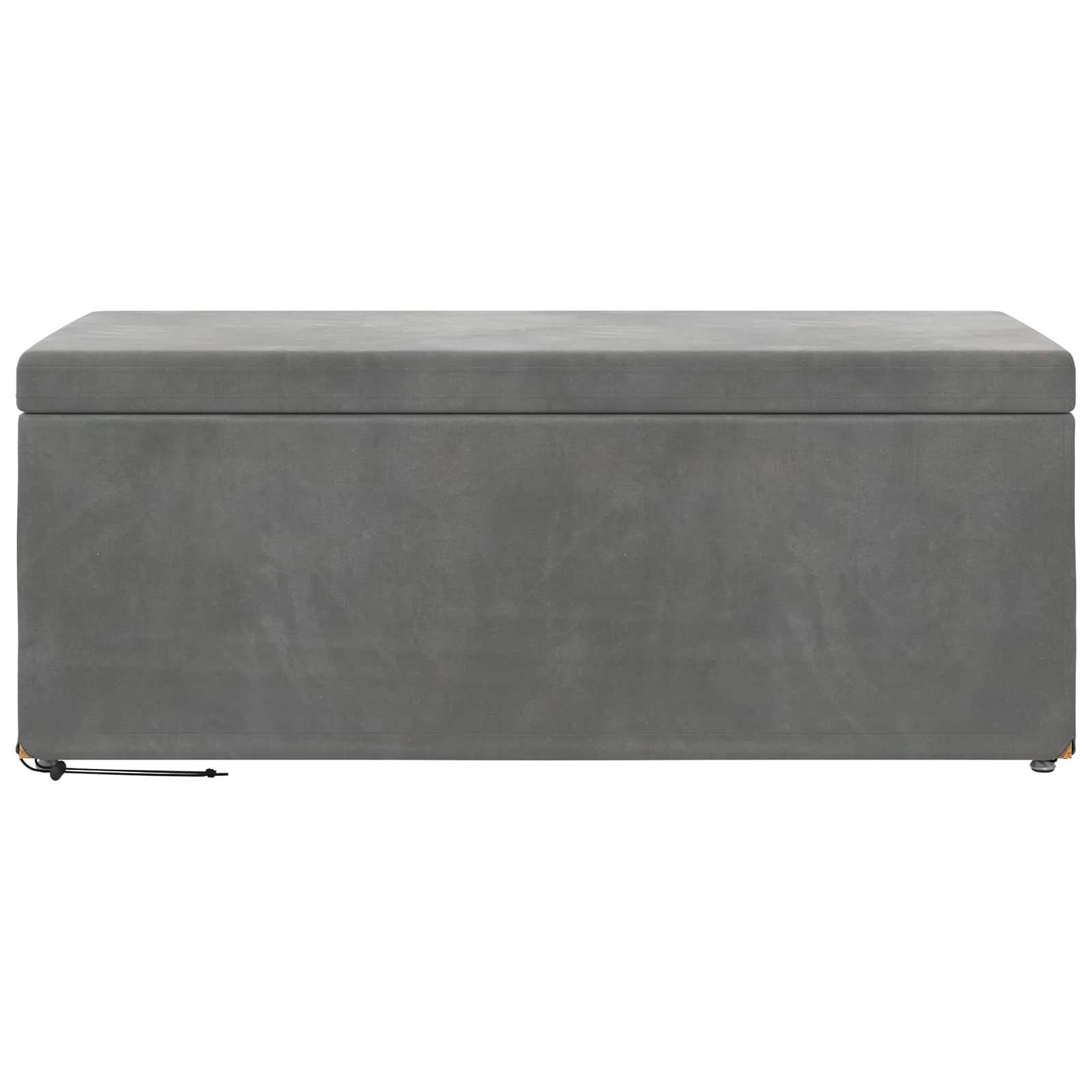 Stolica Tamno siva 101 x 41 x 40 cm Svileni i Fino Radeći Drvo