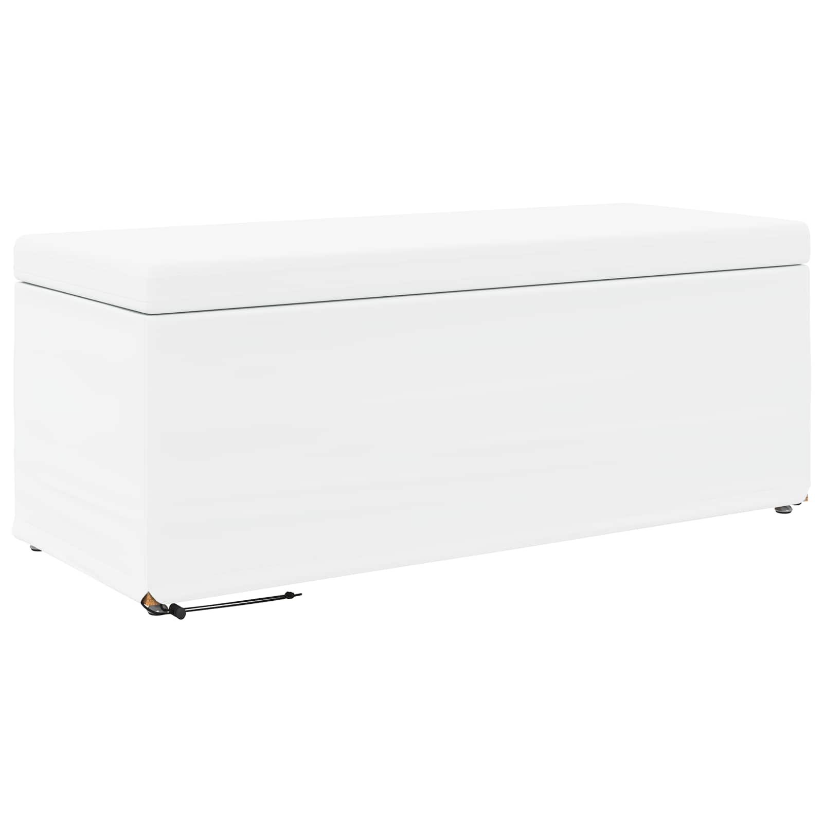 Stolica Bijelo 101 x 41 x 40 cm Umjetna Koža i Fino Radeći Drvo