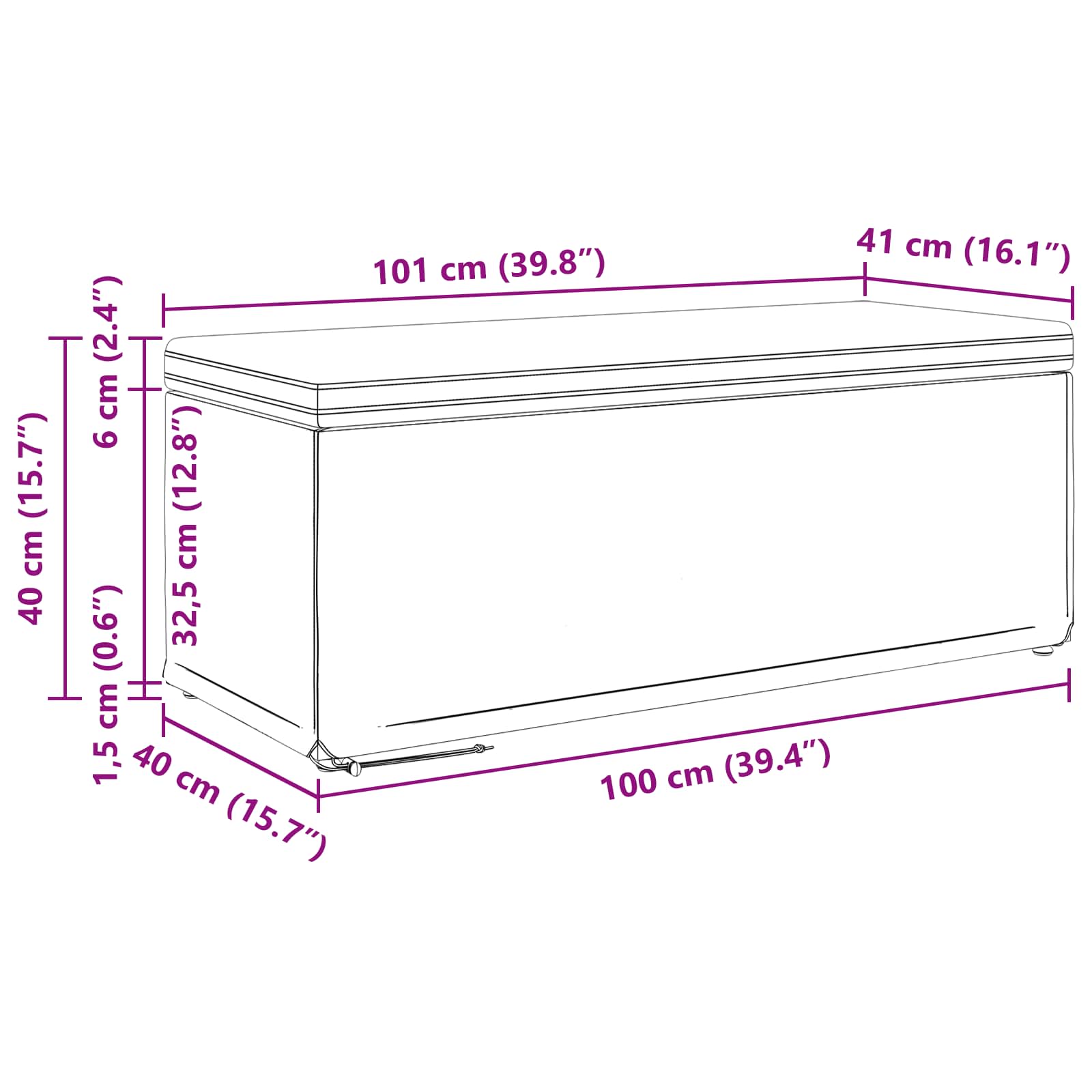 Stolica Bijelo 101 x 41 x 40 cm Umjetna Koža i Fino Radeći Drvo