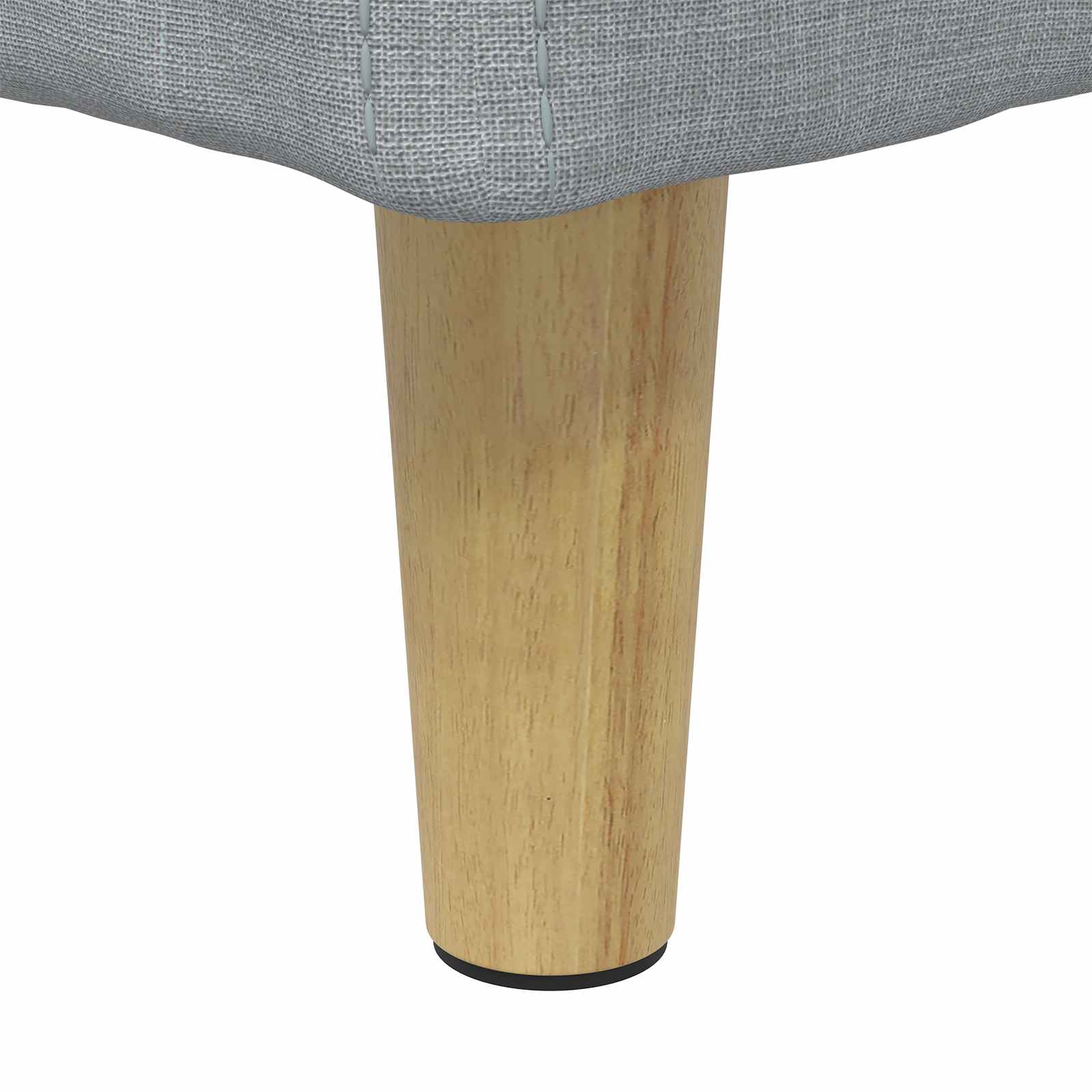 Otoman za pohranu Svijetlo siva 60 x 60 x 45 cm tkanina