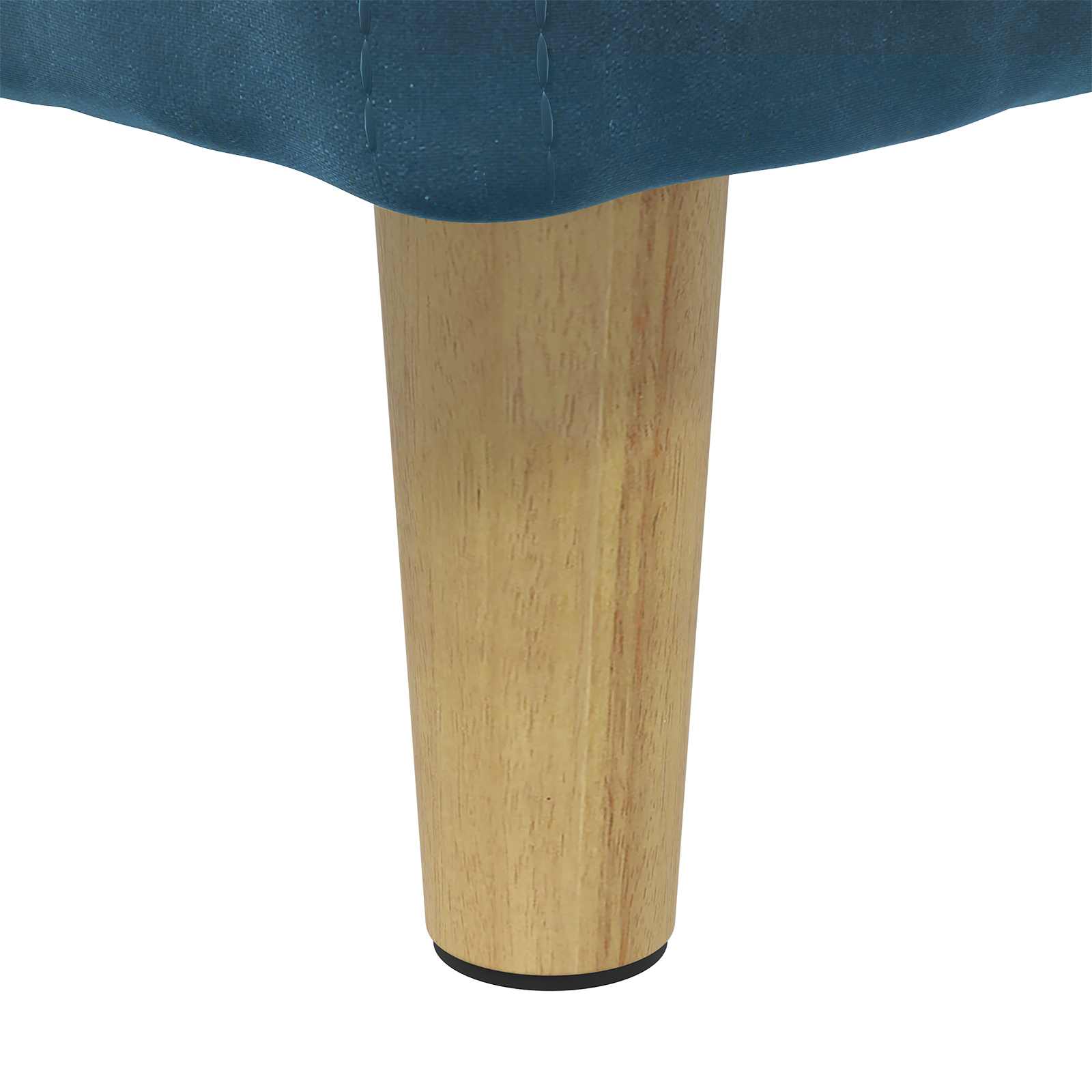 Otoman za pohranu s jastukom Plava 80 x 80 x 45 cm Baršun