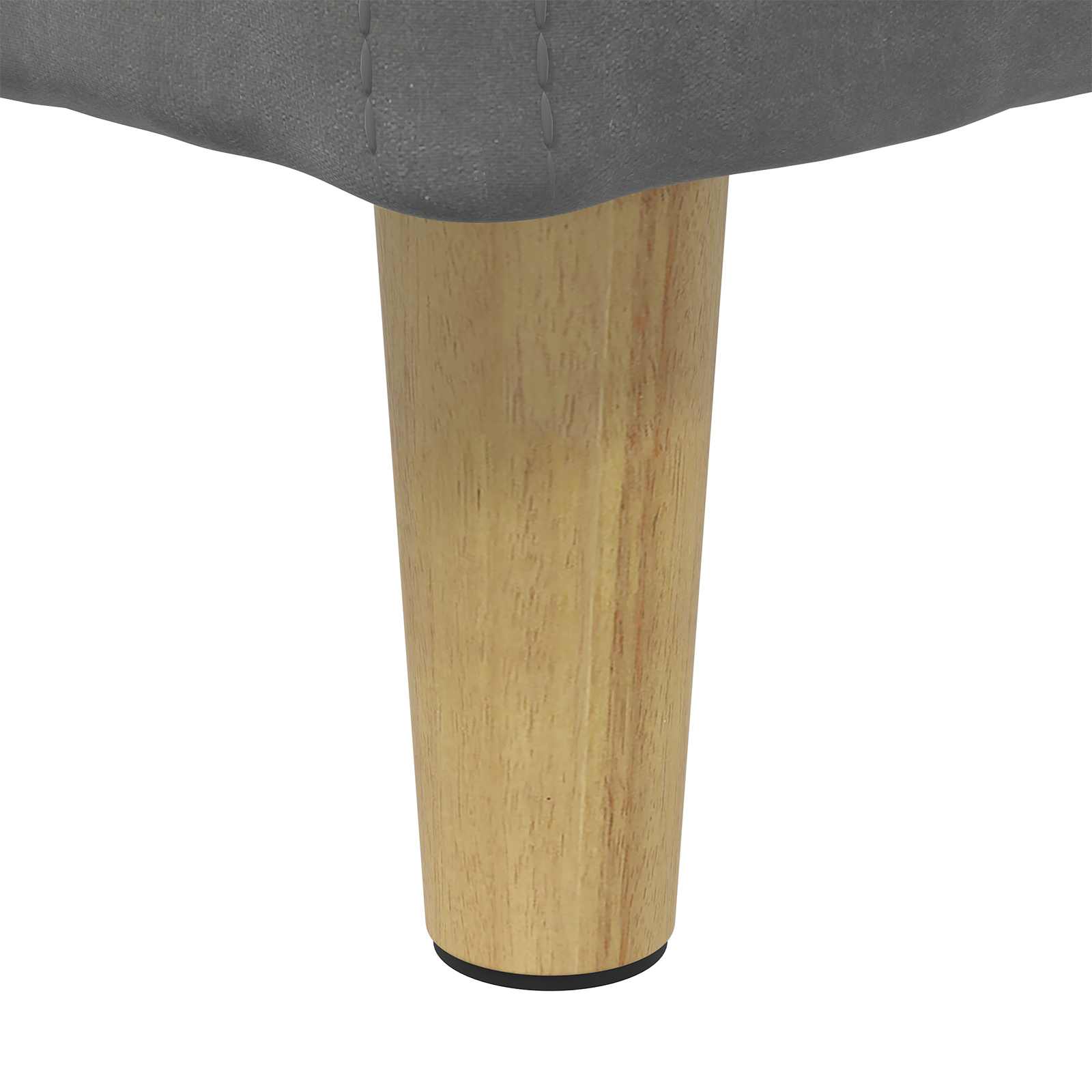 Otoman za pohranu s jastukom Tamno siva 80 x 80 x 45 cm Baršun