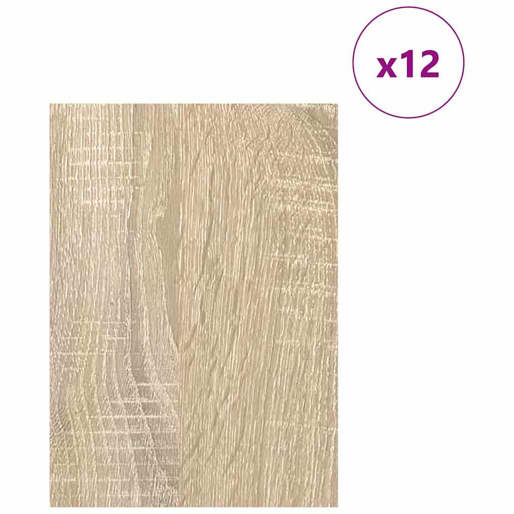 Dekor Paneli 12 pcs Sonoma hrast 15 x 21 x 0.27 cm