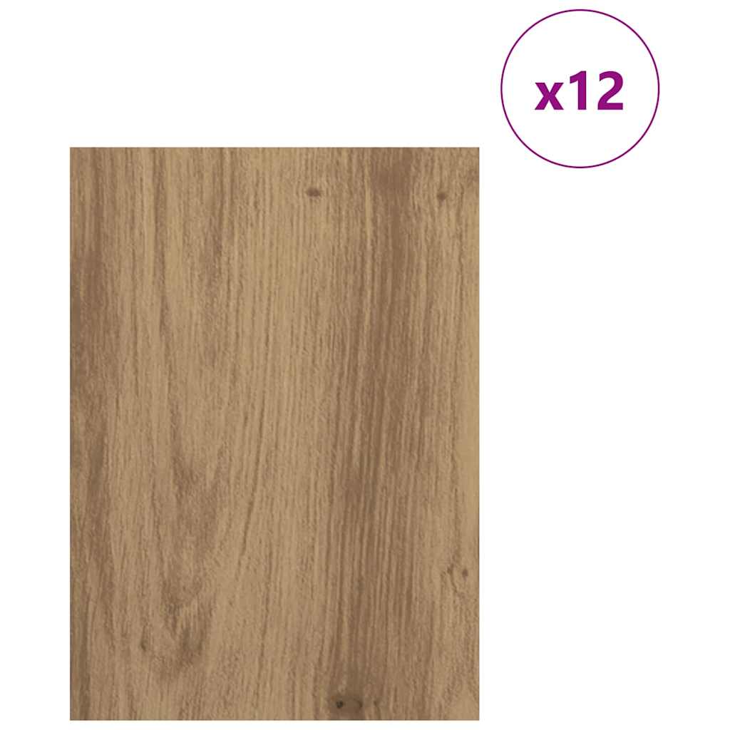 Dekor Paneli 12 pcs Umjetnički hrast 15 x 21 x 0.27 cm