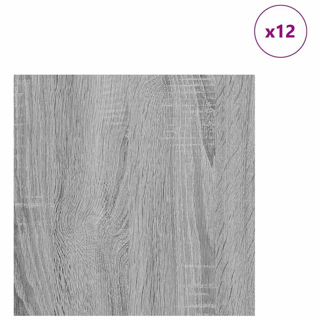 Dekor Paneli 12 pcs Siva Sonoma 30 x 30 x 0.27 cm