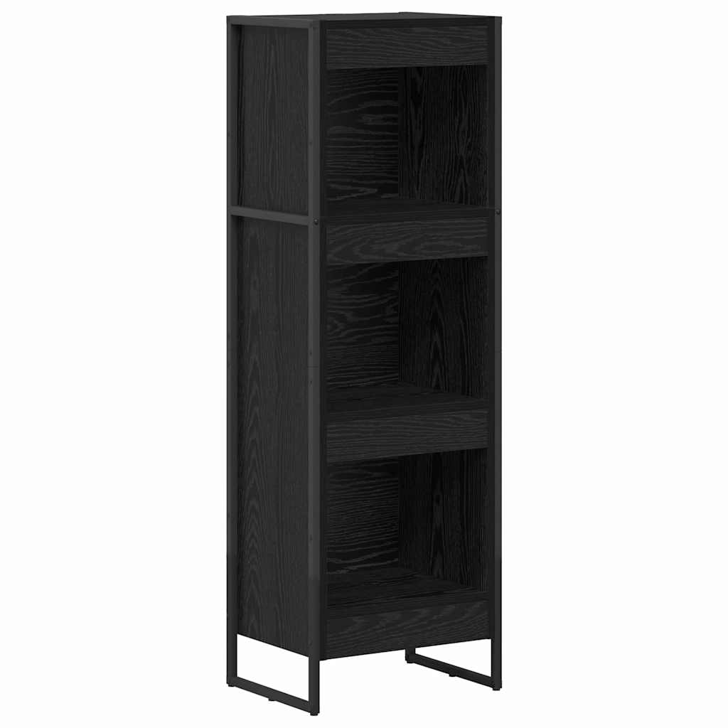 Ormarić za knjige Crni hrast 40 x 30 x 121 cm Konstruirano drvo