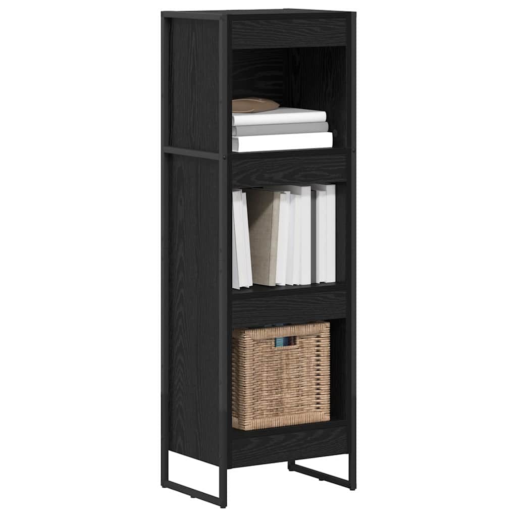 Ormarić za knjige Crni hrast 40 x 30 x 121 cm Konstruirano drvo