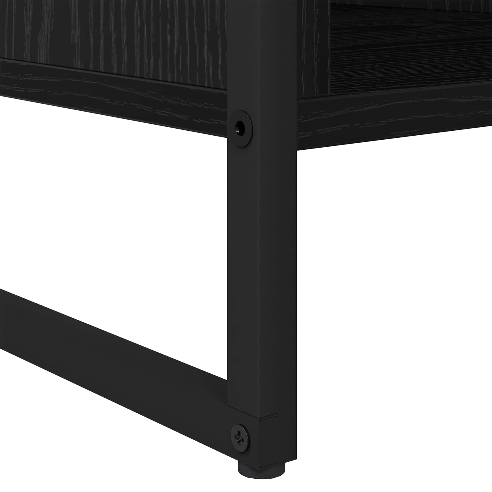 Kava Stol Crni hrast 80 x 50 x 40 cm Konstruirano drvo