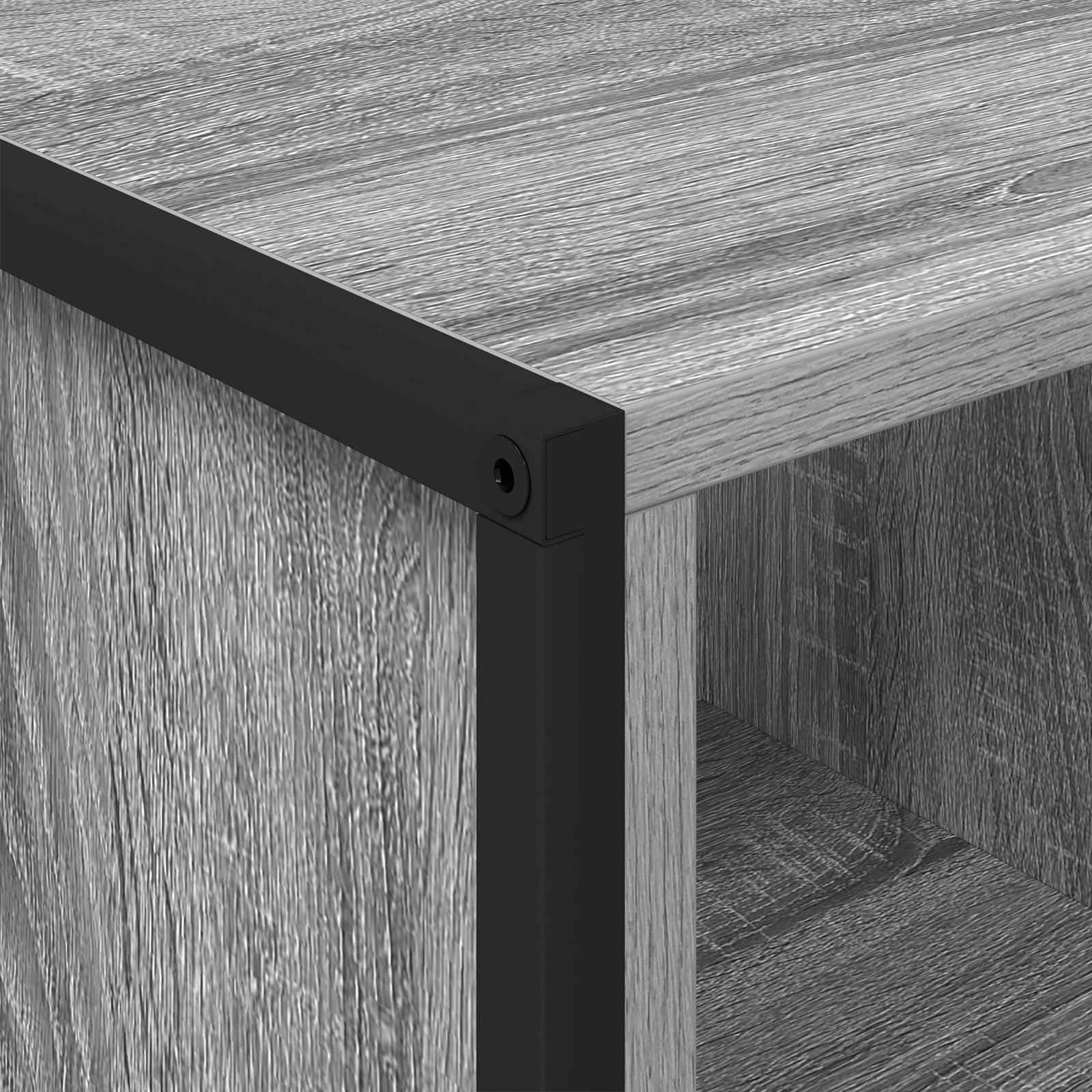 Kava Stol Siva Sonoma 80 x 50 x 40 cm Konstruirano drvo
