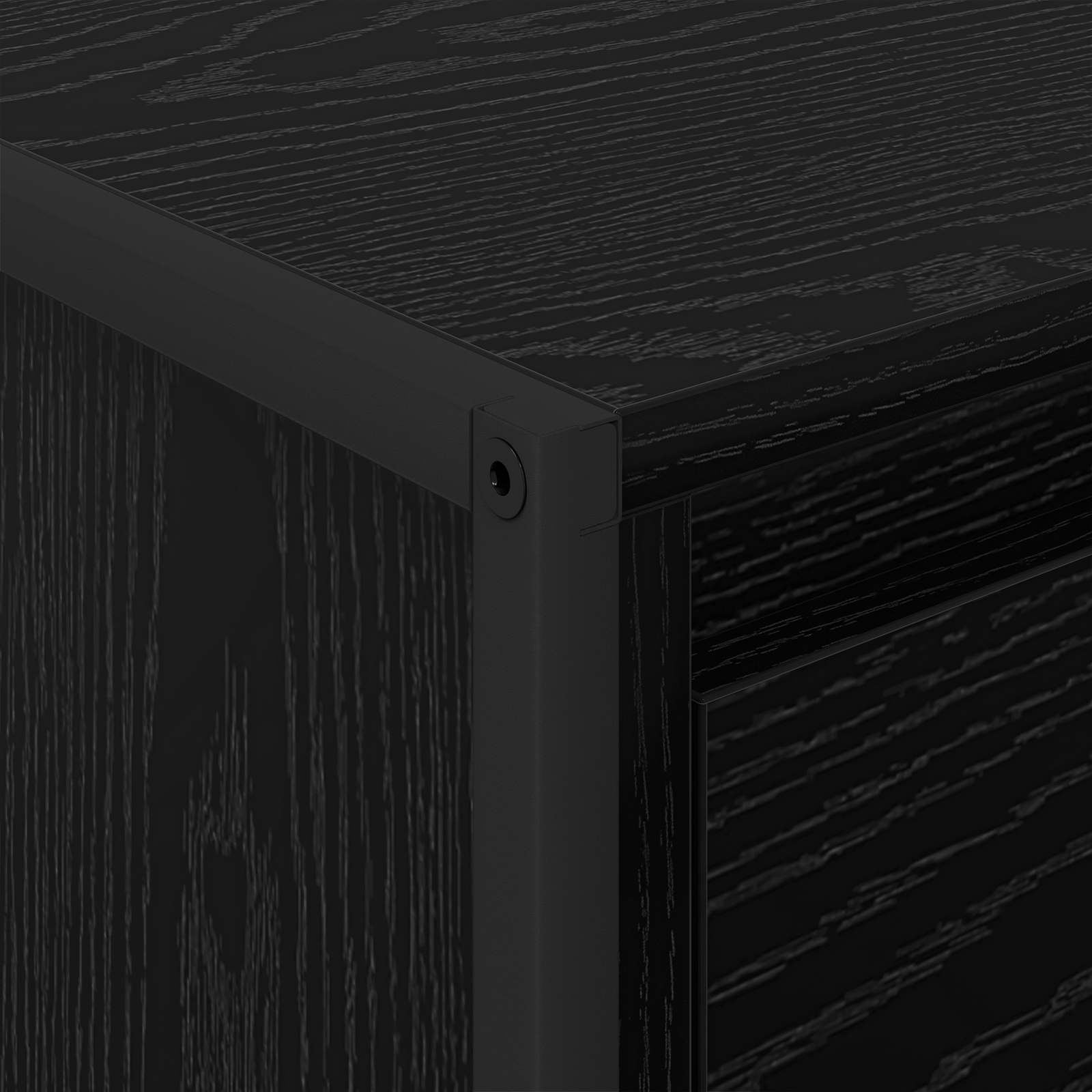 Kava Stol Crni hrast 100 x 46 x 40 cm Konstruirano drvo