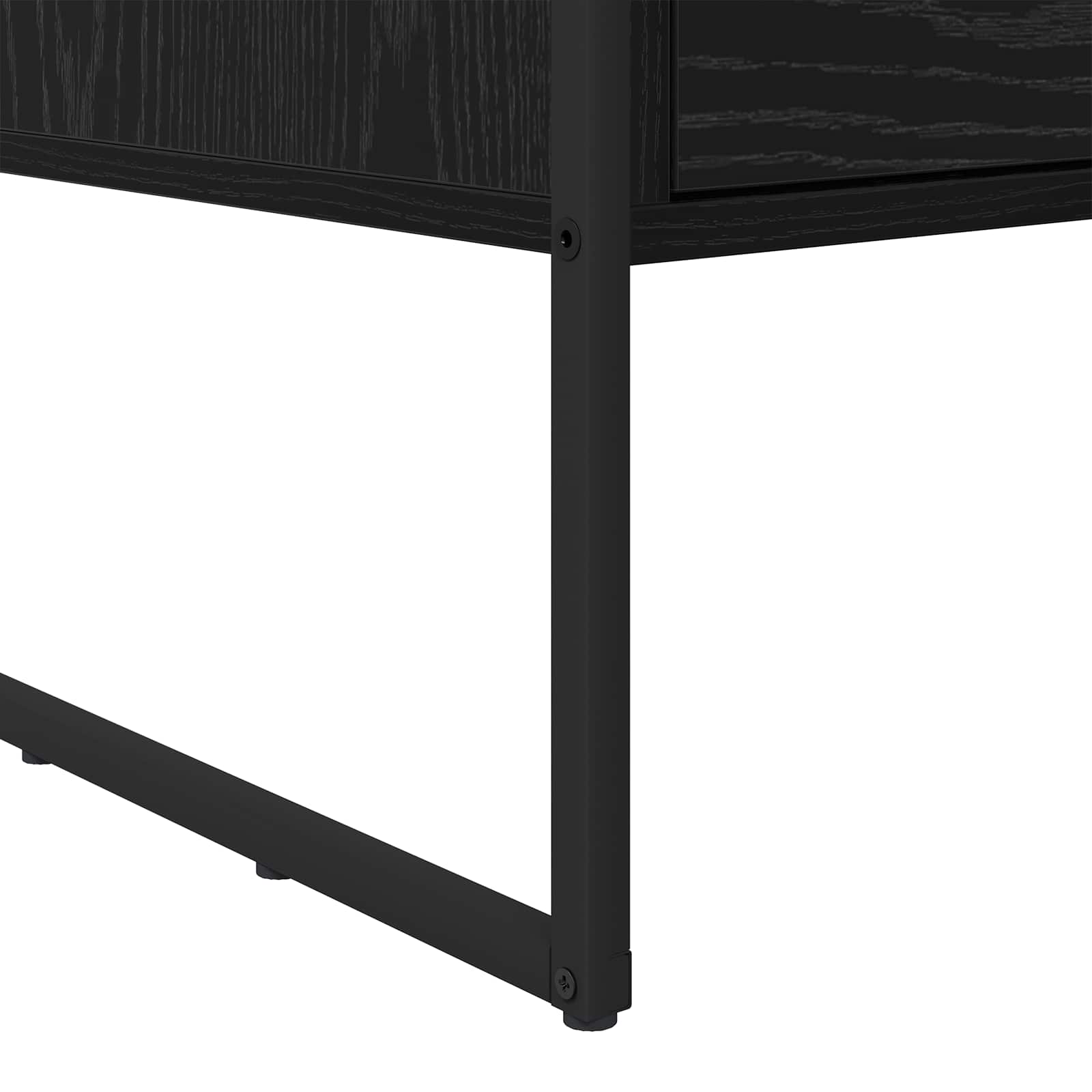 Kava Stol Crni hrast 100 x 46 x 40 cm Konstruirano drvo
