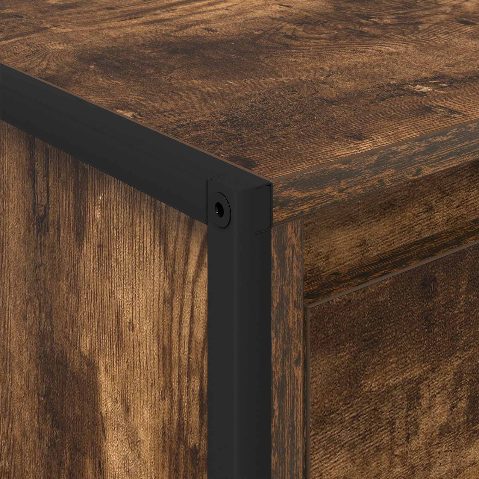 Kava Stol Dimni hrast 100 x 46 x 40 cm Konstruirano drvo