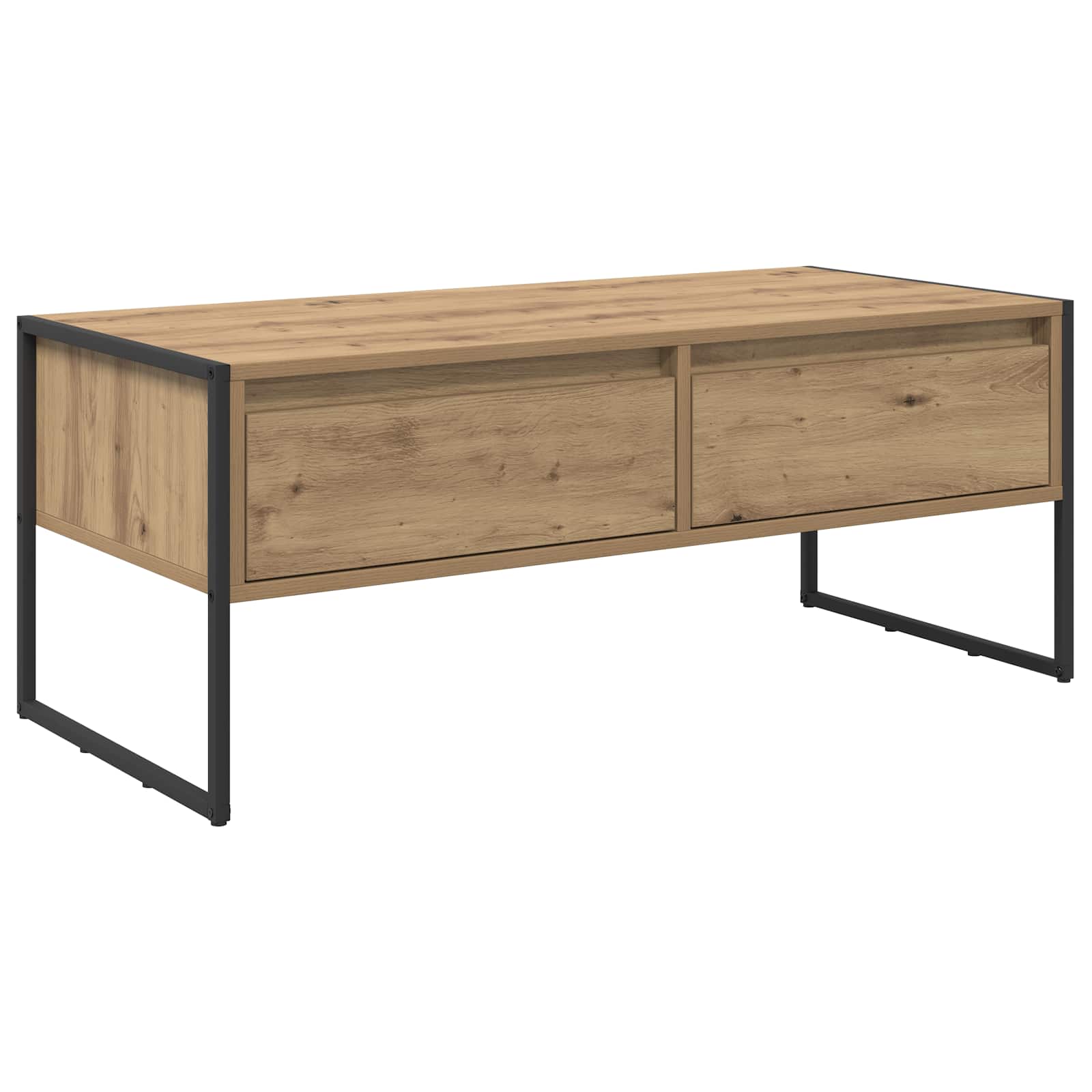 Kava Stol s ladicama Umjetnička hrastovina 100 x 46 x 40 cm