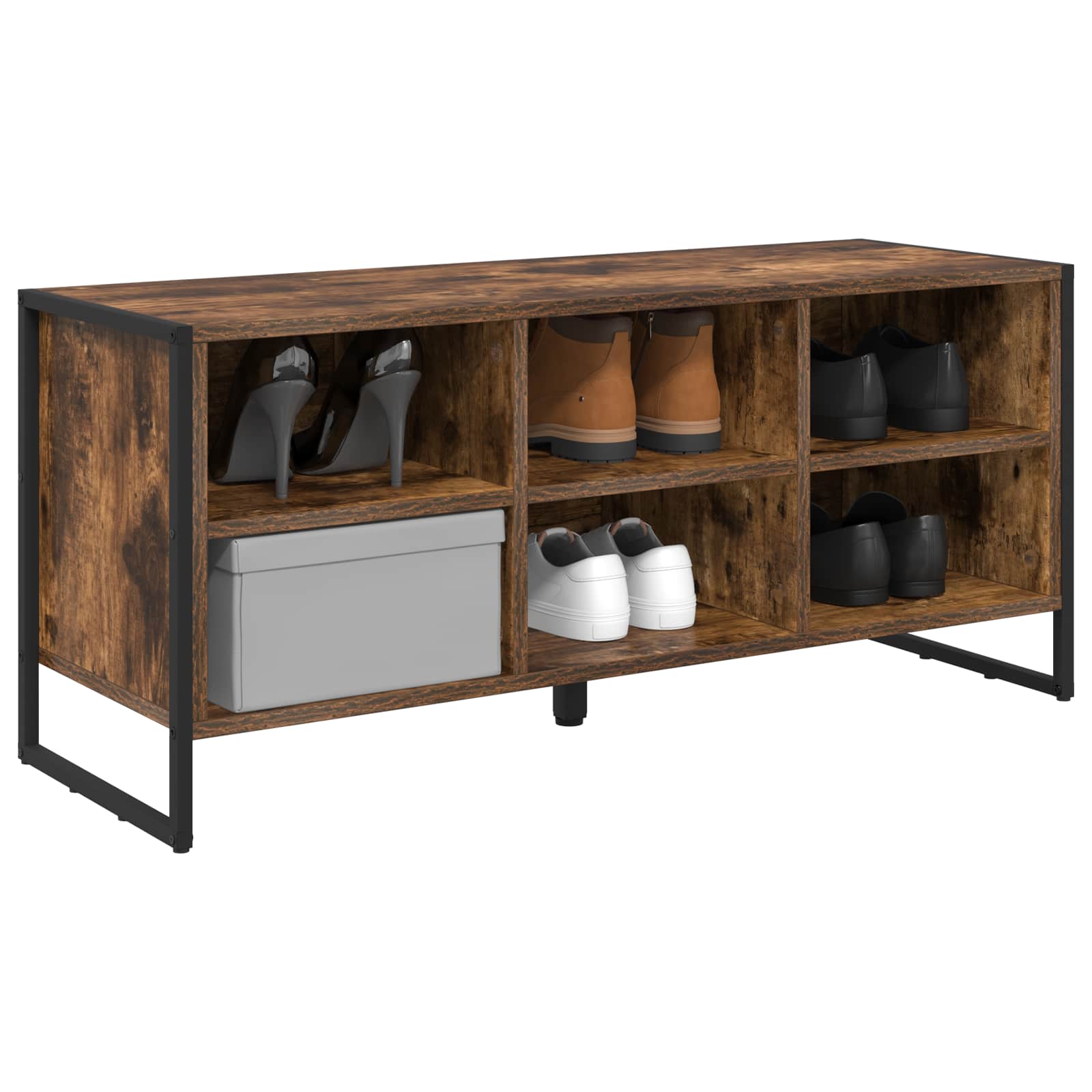 Ormar za cipele Dimni hrast 100 x 35 x 44 cm Konstruirano drvo
