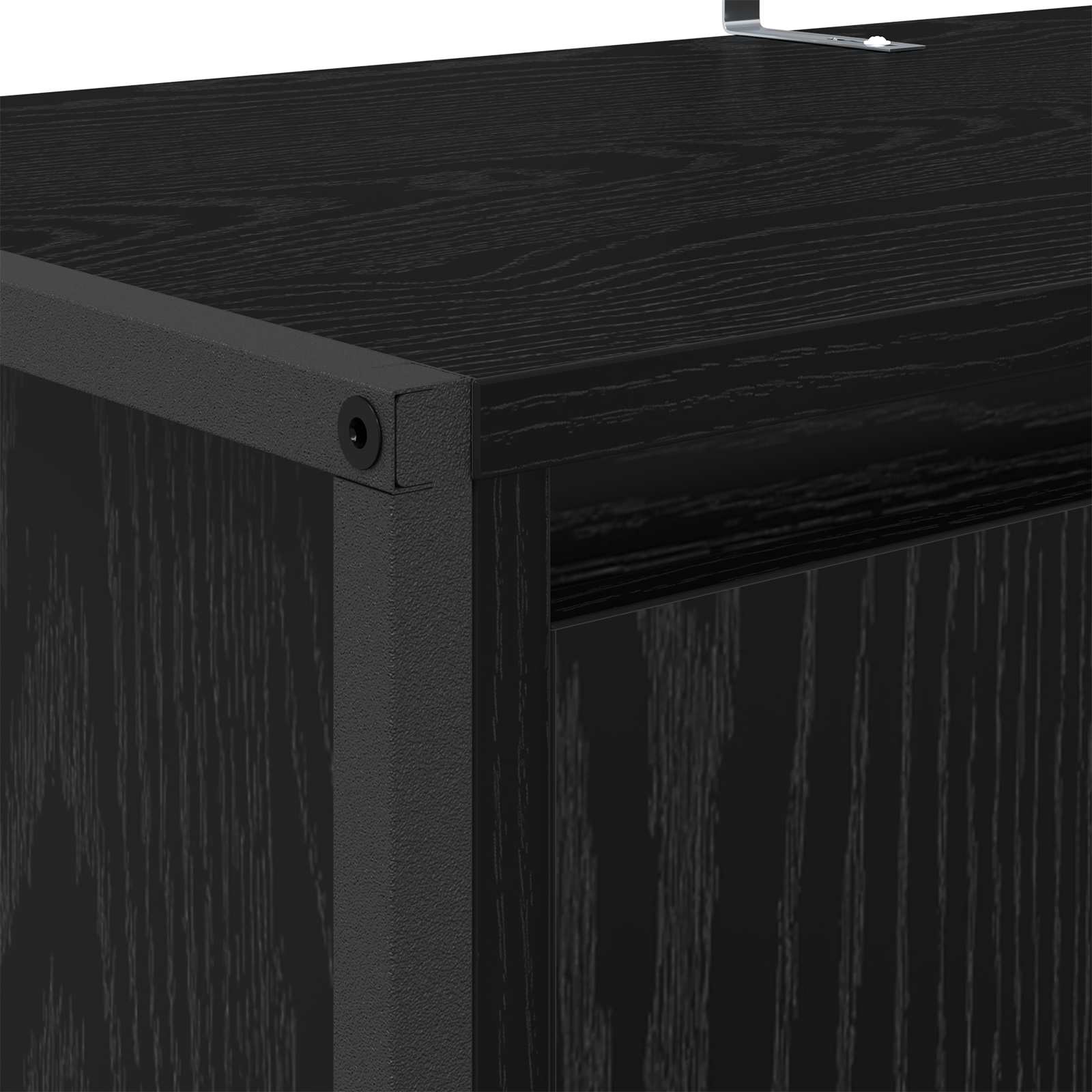 Ormar za cipele Crni hrast 79 x 36 x 100 cm Konstruirano drvo