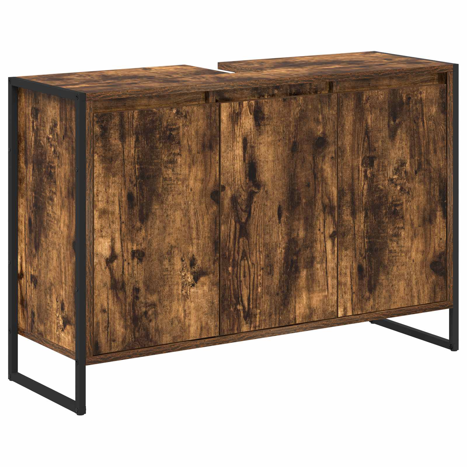 Kupaonski ormar Dimni hrast 90 x 30 x 60 cm Konstruirano drvo