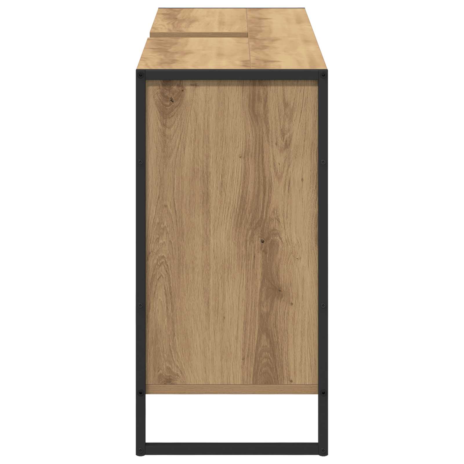 Kupaonski ormar s vratima Umjetnička hrastovina 90 x 30 x 60 cm