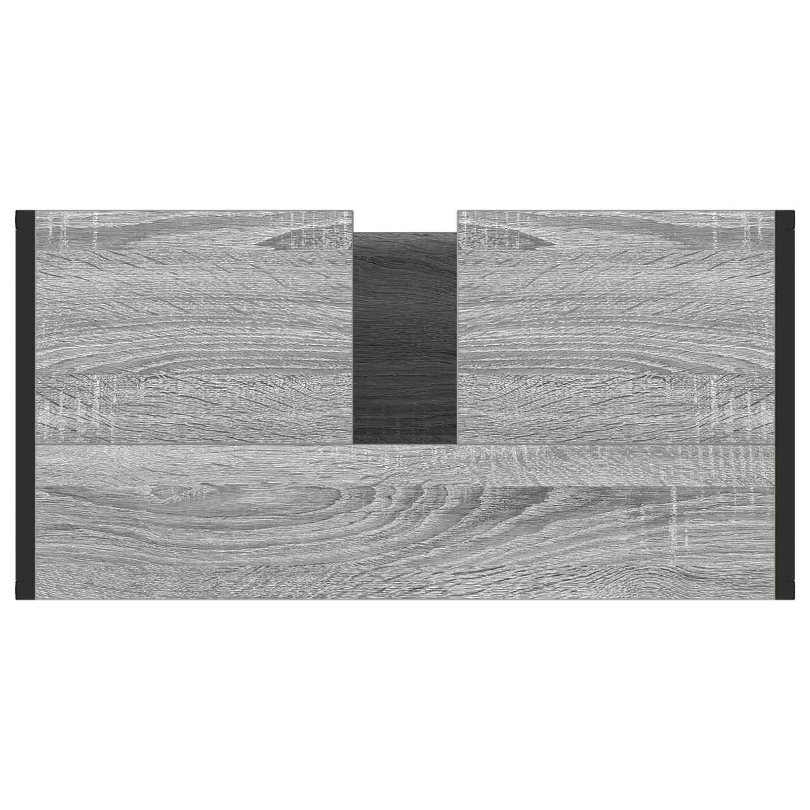 Kupaonski ormar Siva Sonoma 60 x 30 x 60 cm Konstruirano drvo