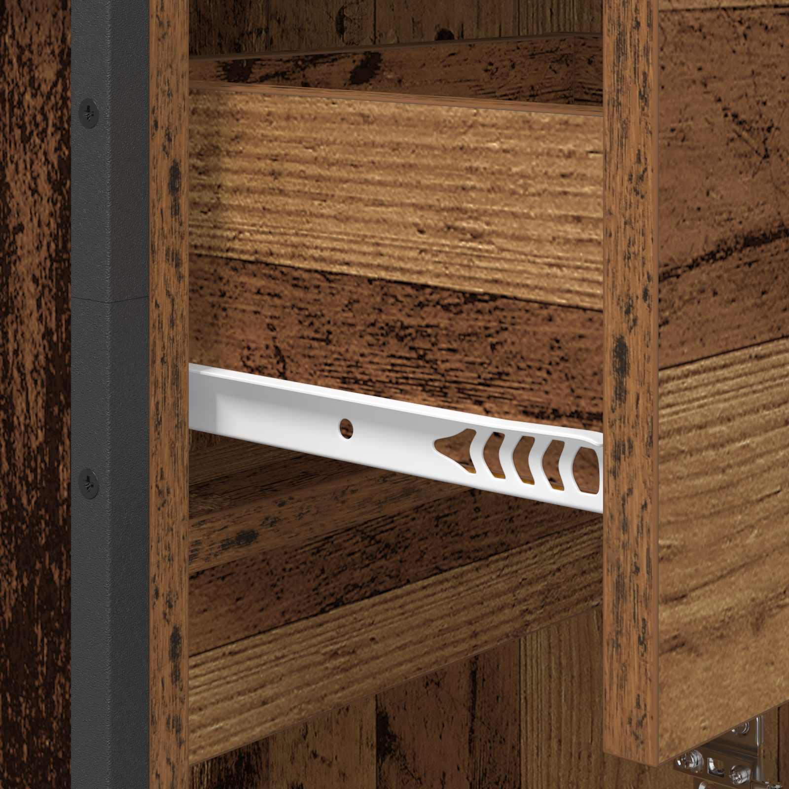 Kupaonski ormar Staro drvo 40 x 30 x 180 cm Konstruirano drvo