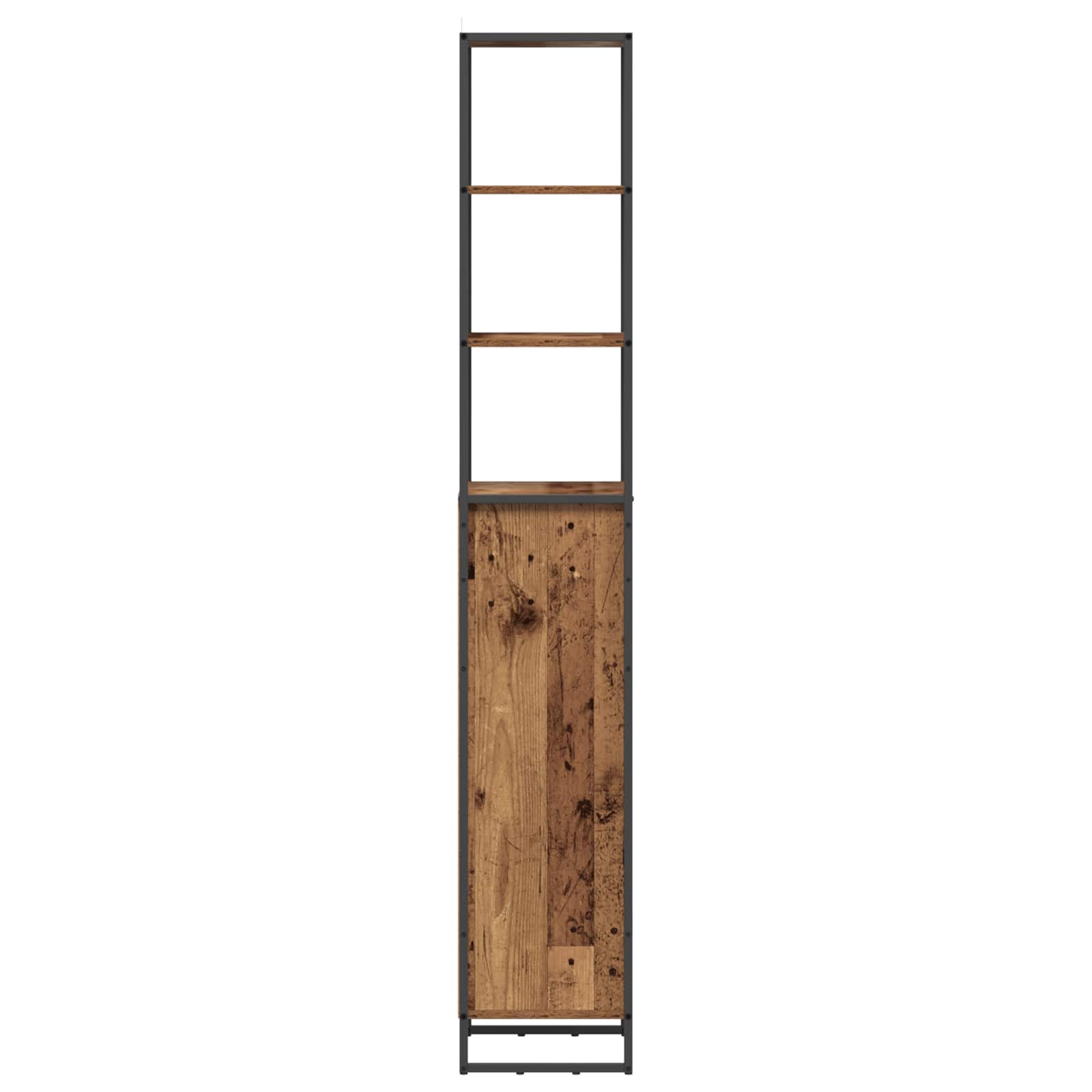 Kupaonski ormar Staro drvo 40 x 30 x 180 cm Konstruirano drvo