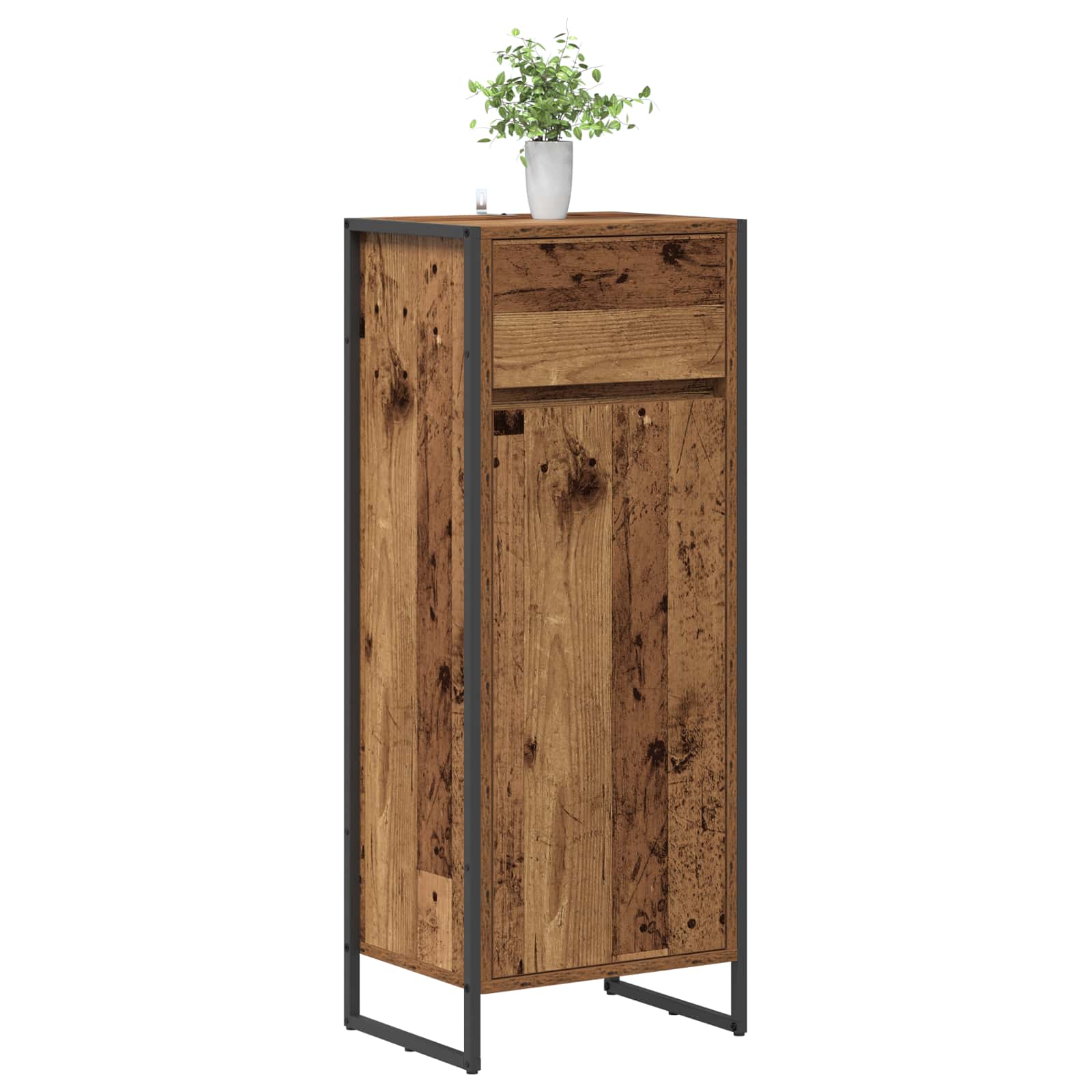 Kupaonski ormar Staro drvo 40 x 30 x 100 cm Konstruirano drvo