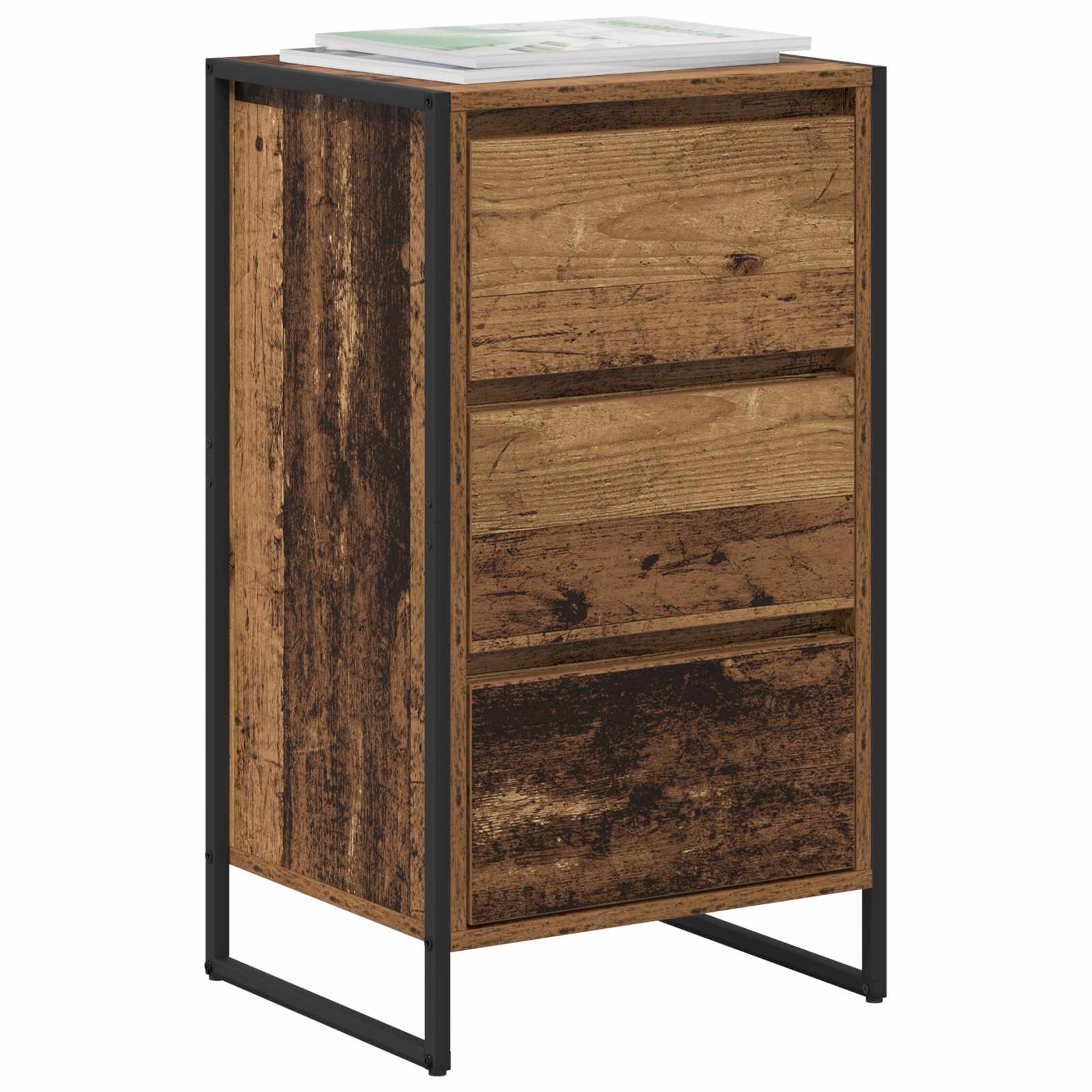 Kreveta Staro drvo 42 x 36 x 75.5 cm Konstruirano drvo
