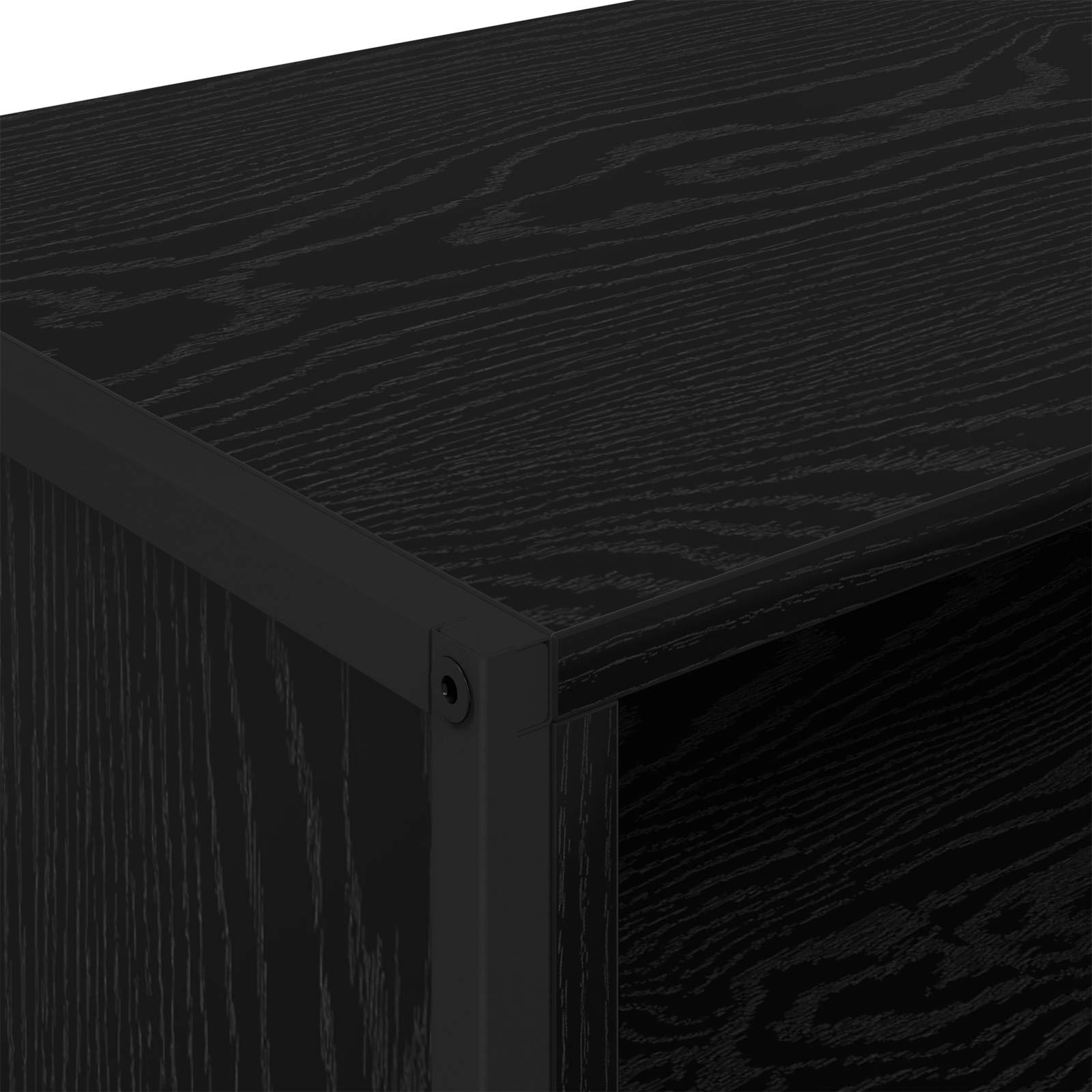 TV ormar 100 x 36.5 x 30.5 cm Crni hrast Konstruirano drvo
