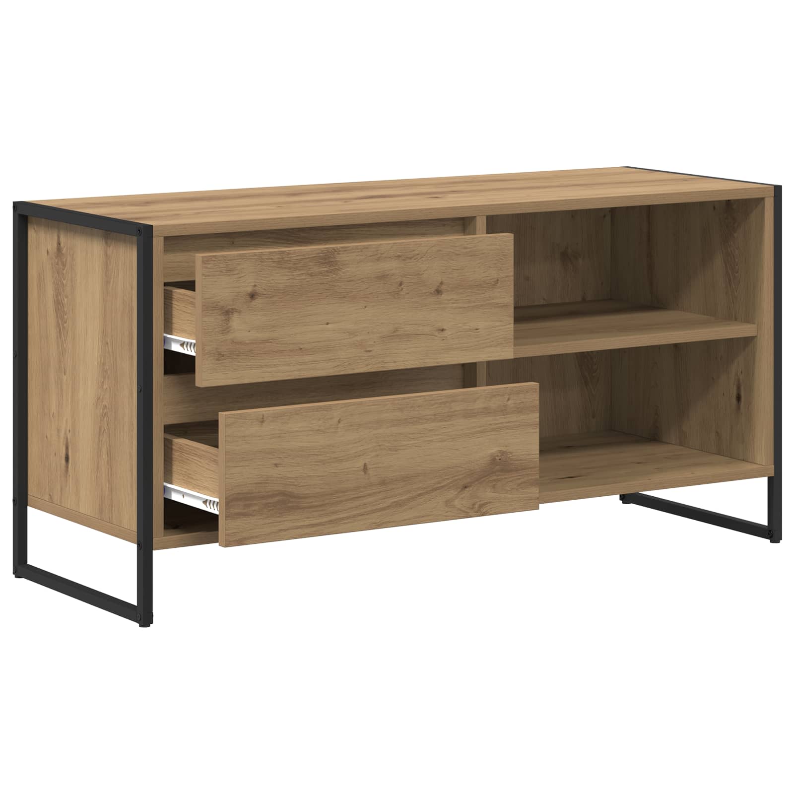 TV ormar s ladicama Umjetnička hrastovina 100 x 36 x 49,5 cm